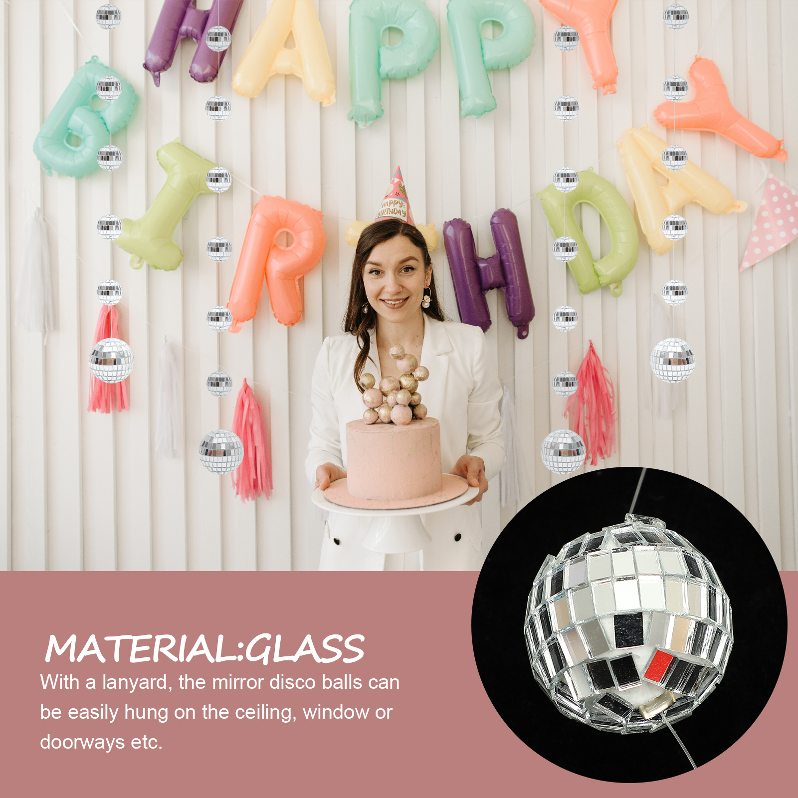 Disco Mirror Reflective Ball H - Disco Ball Mirror avis et prix