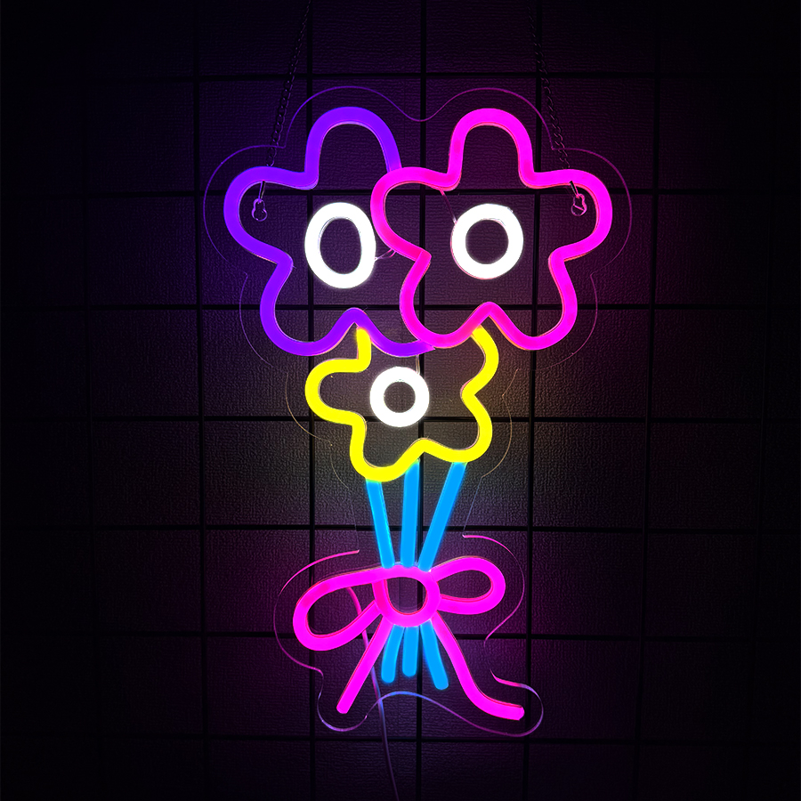 Flower Series Neon Sign For Wa - Lighting Decor Store avis et prix