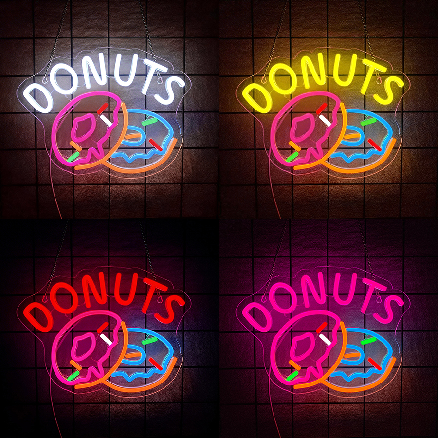 Donuts Led Neon Sign, Used For - Lighting Decor Store avis et prix