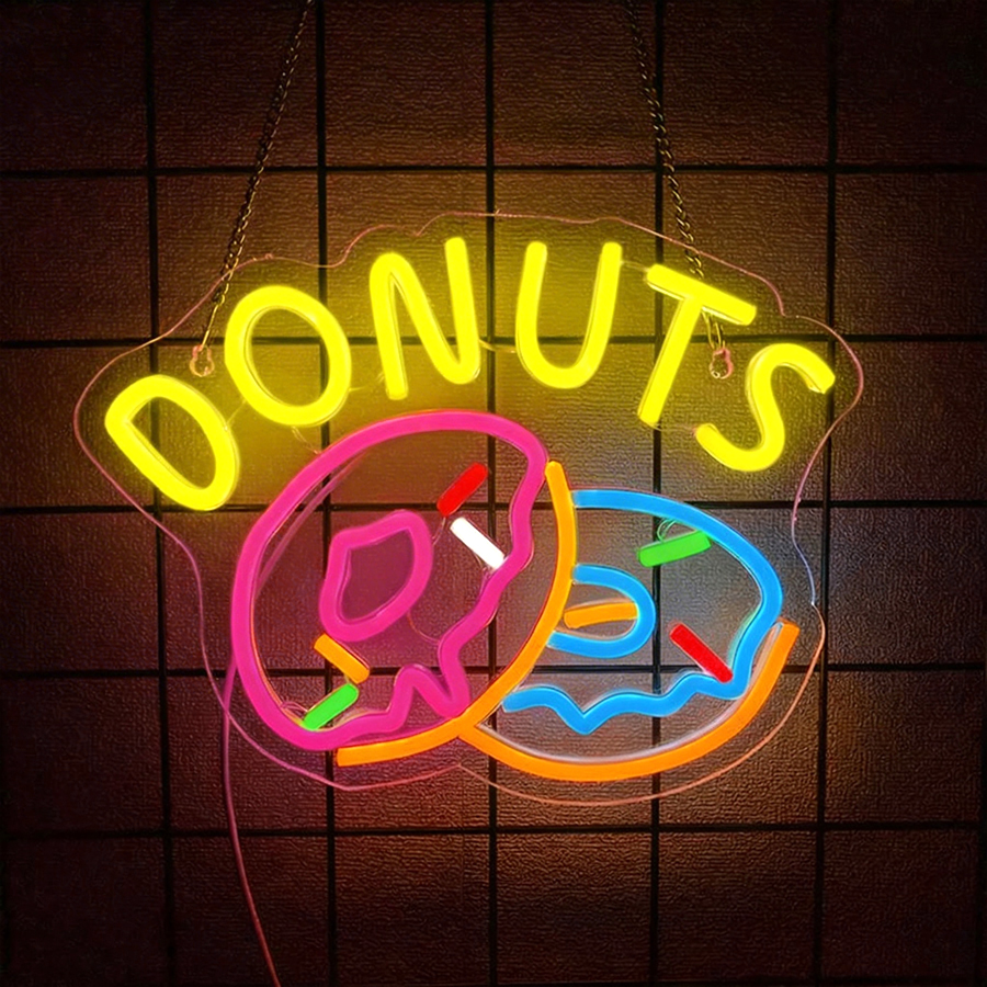 Donuts Led Neon Sign, Used For - Lighting Decor Store avis et prix