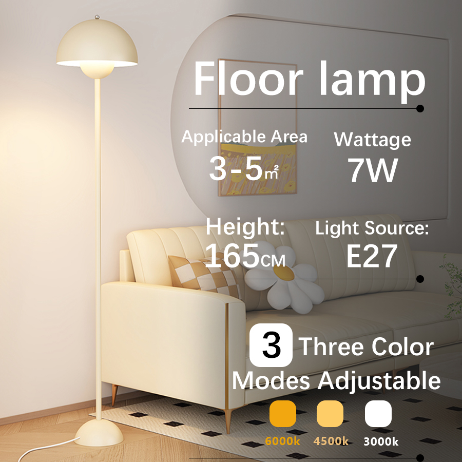 Minimalist Cream-Style Floor L - Floor Lamp Tripod avis et prix