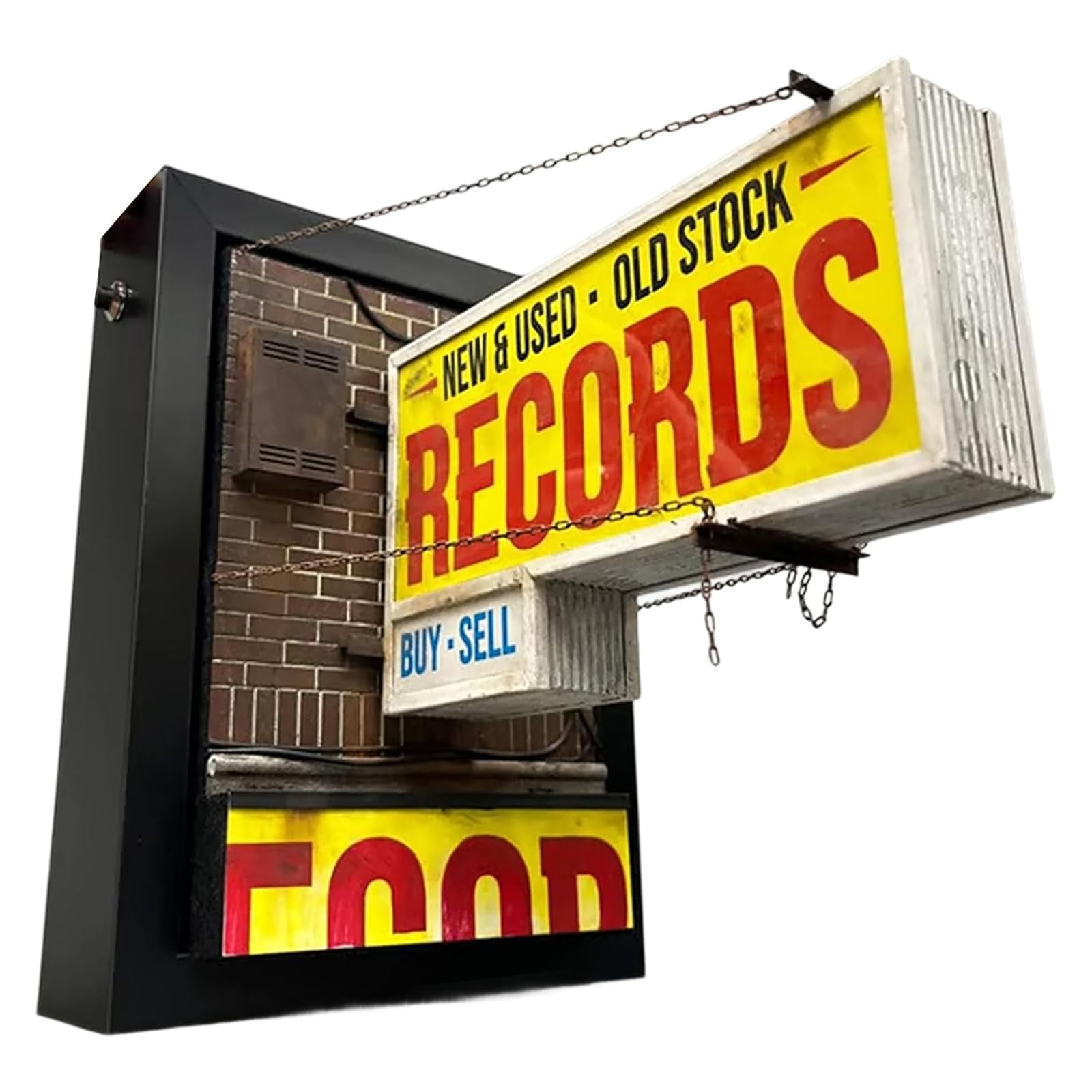 Retro Record Store Wall Light  - Lighting Decor Store avis et prix