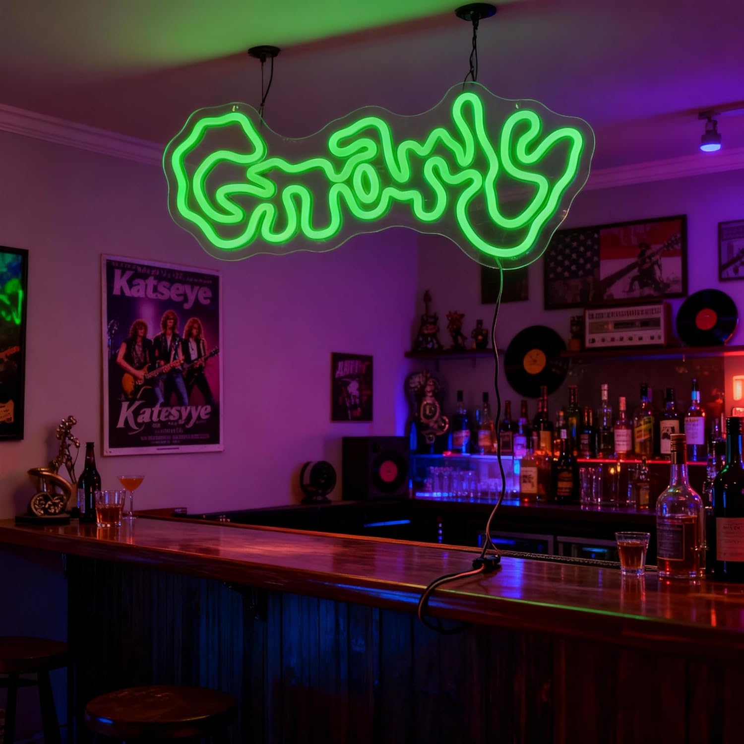 Gnarly Neon Sign Art Wall Ligh - Garage Lighting Decor avis et prix