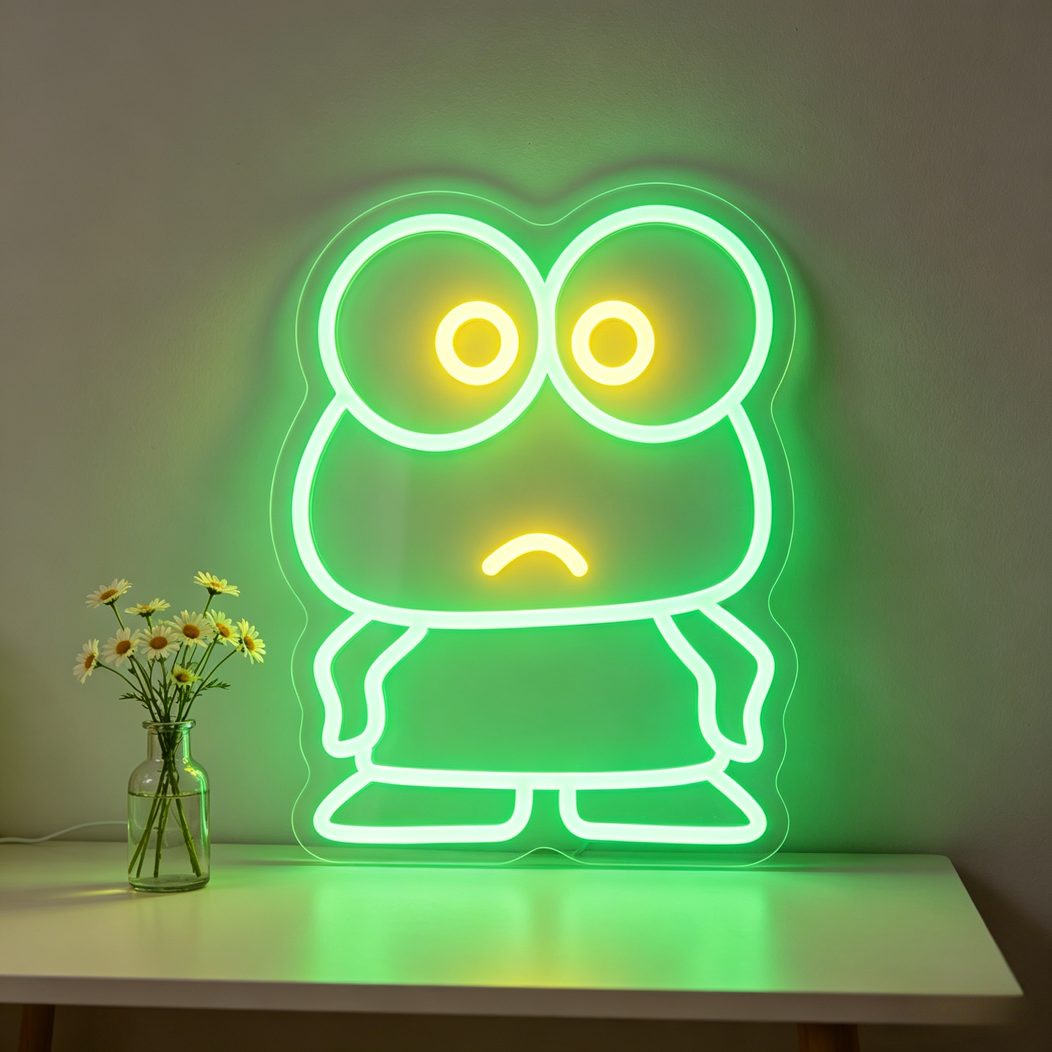 Cute Keroppi Neon Sign for Hom - Restaurant Lighting Decoration avis et prix