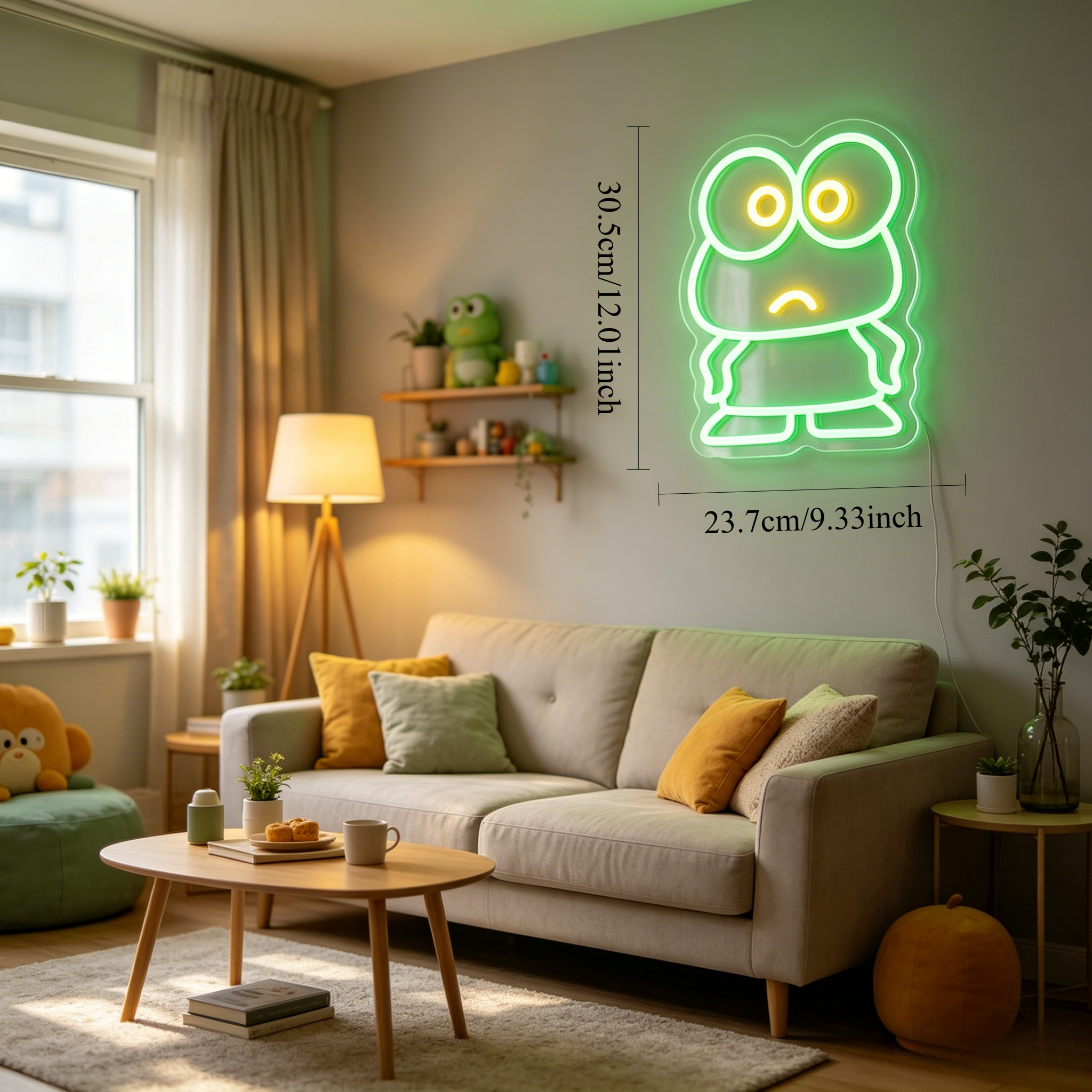 Cute Keroppi Neon Sign for Hom - Restaurant Lighting Decoration avis et prix