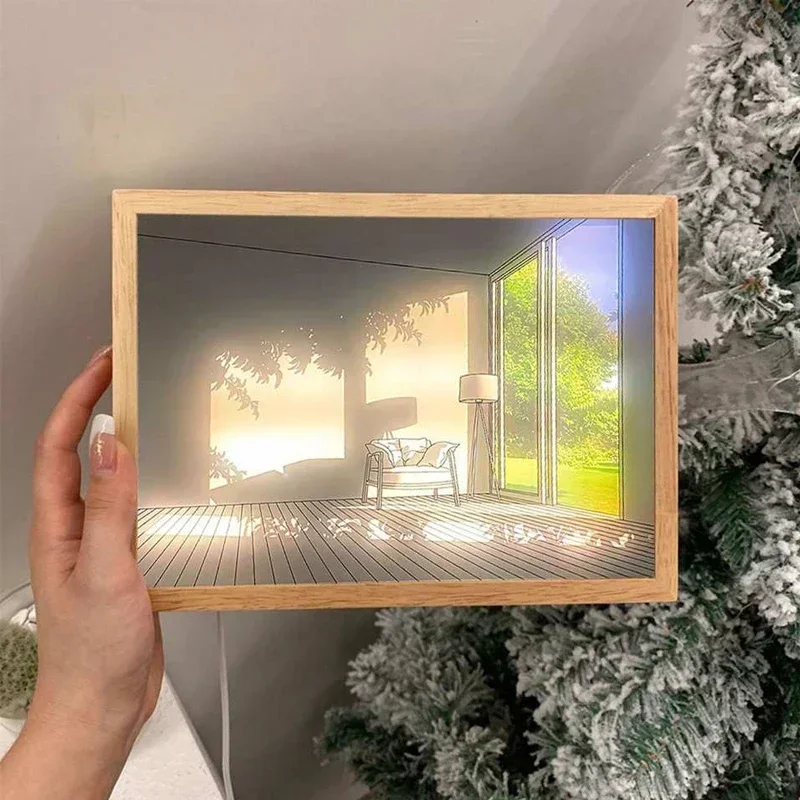 Decorative LED Light Painting  - Lighting Room Decor Photo avis et prix