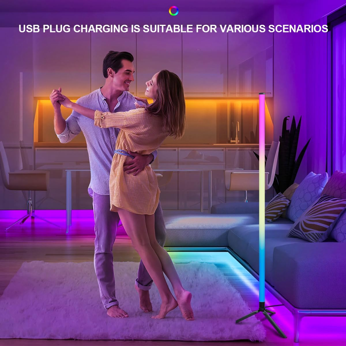 APP Control Smart Corner Floor - Floor Lamp Tripod avis et prix