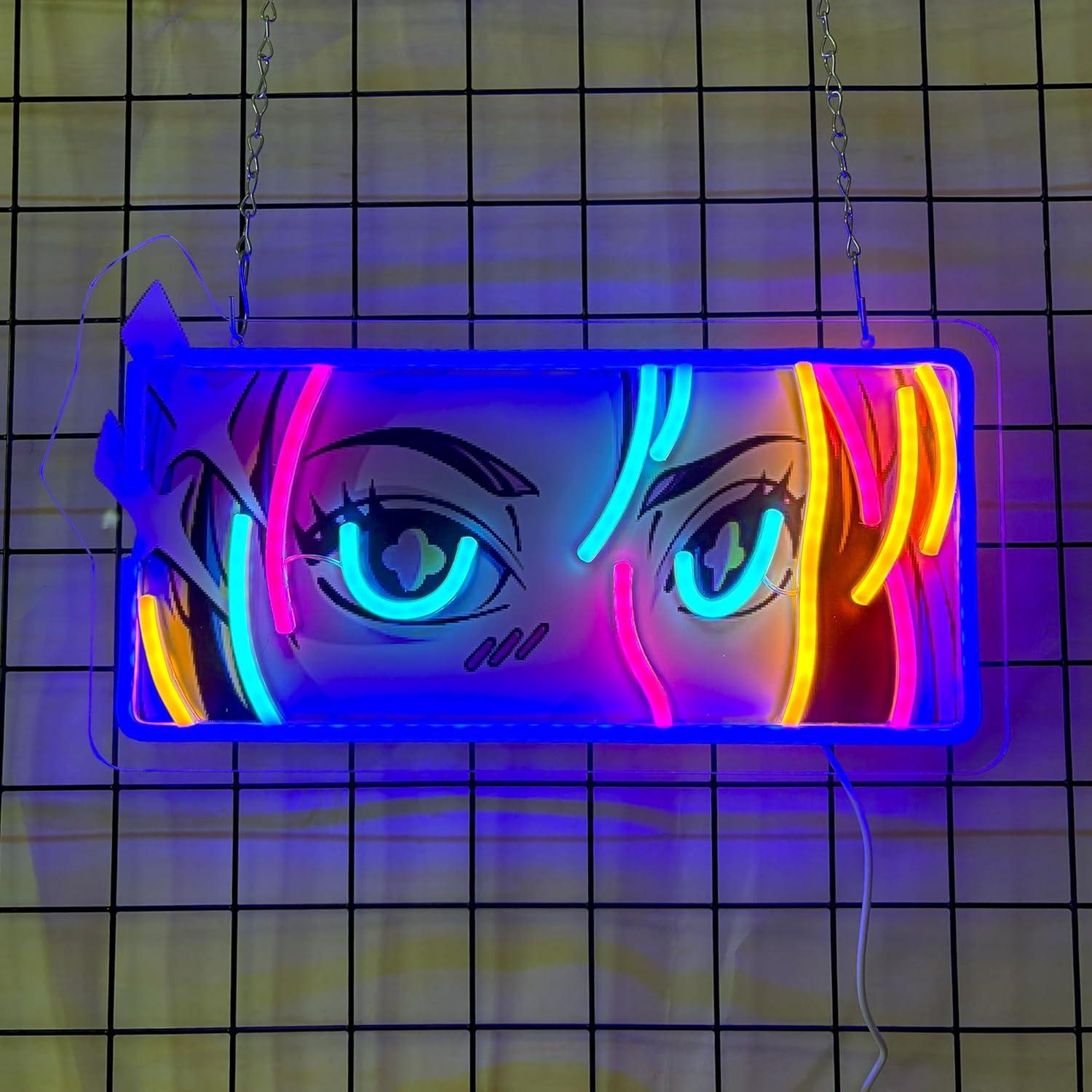 Passionate Eyes Neon Sign USB  - Garage Lighting Decor avis et prix