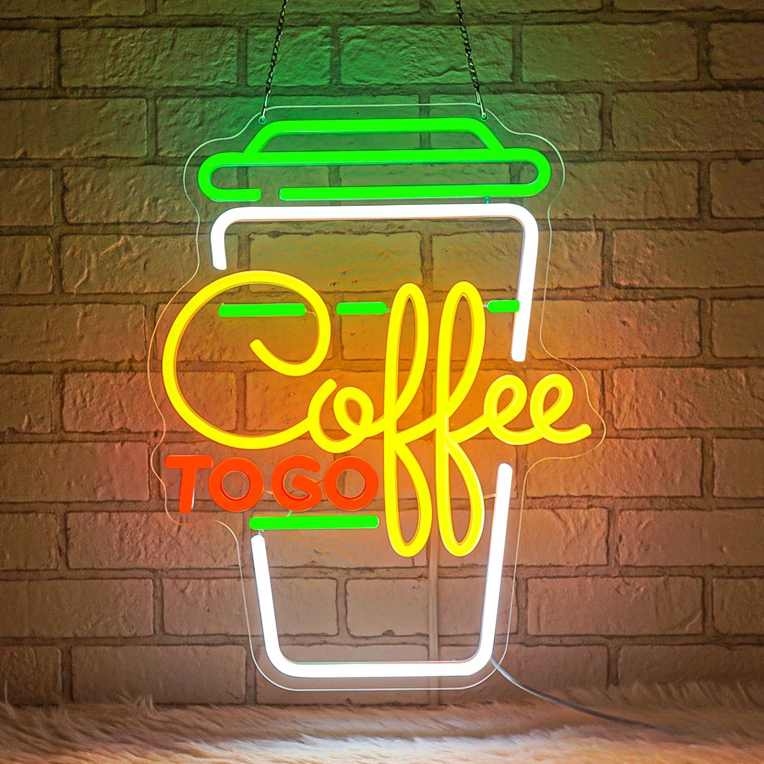 Coffee Neon Sign USB Dimmable  - Lighting Decoration For Home avis et prix