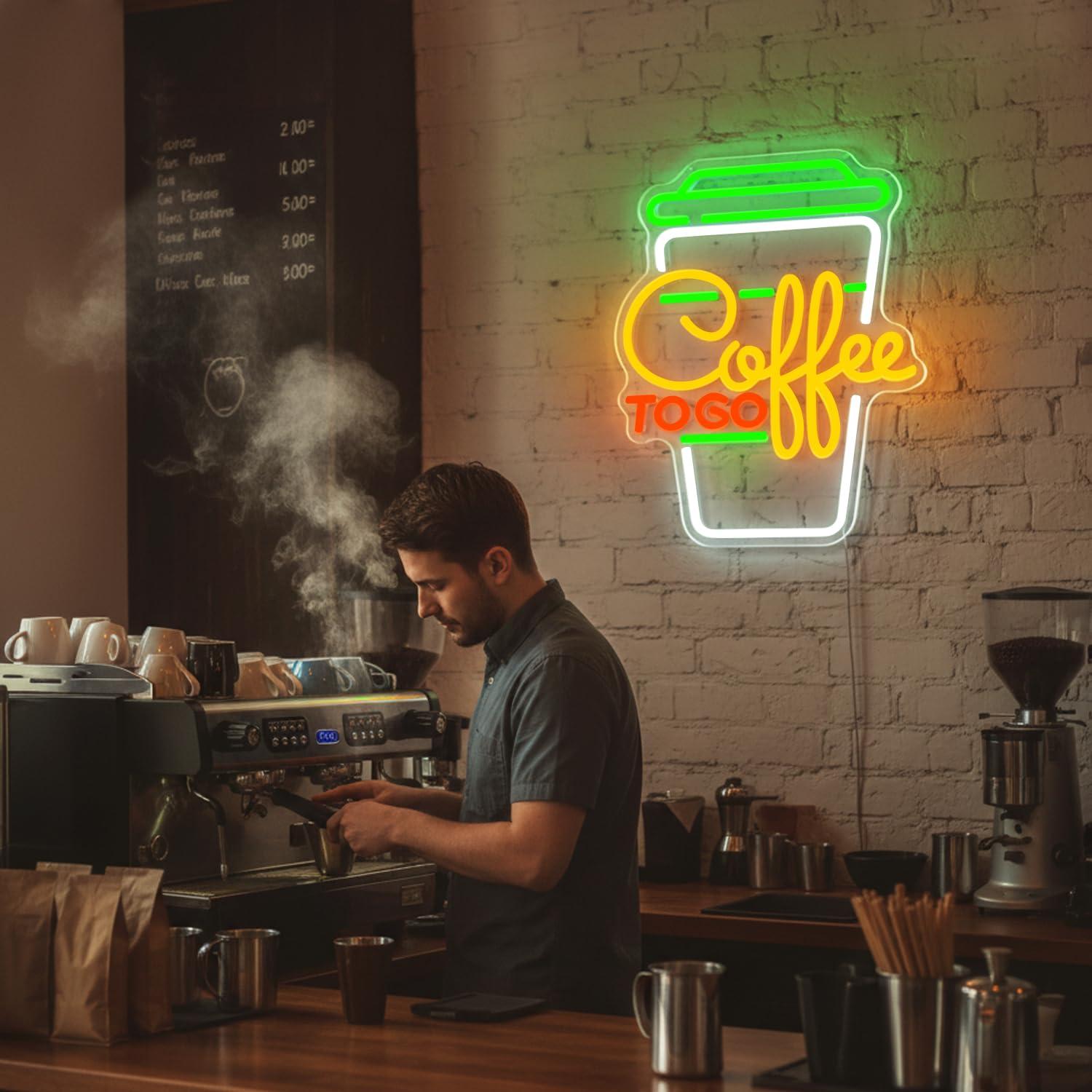 Coffee Neon Sign USB Dimmable  - Lighting Decoration For Home avis et prix