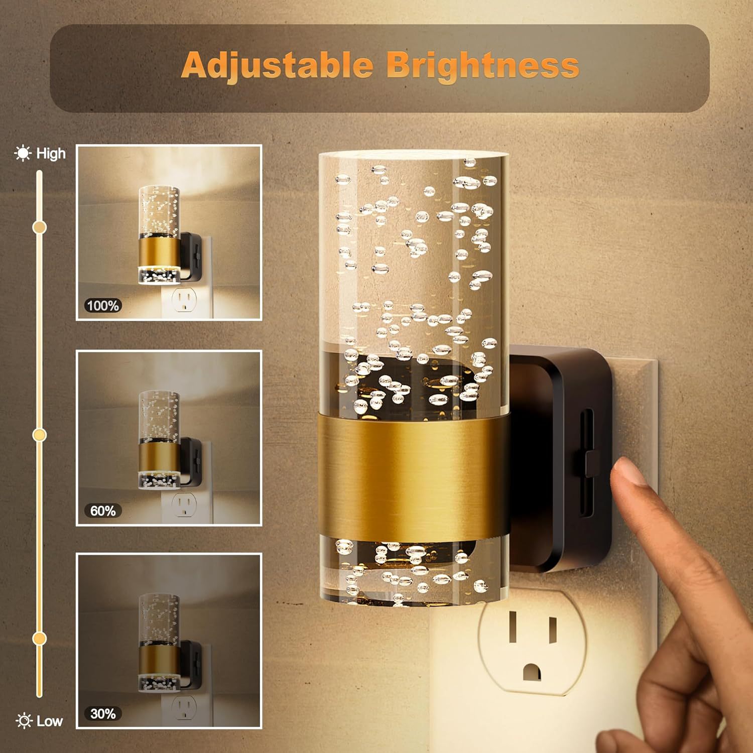 1Pcs Plug-in  LED Wall Light,  - Decor Lighting Solution avis et prix
