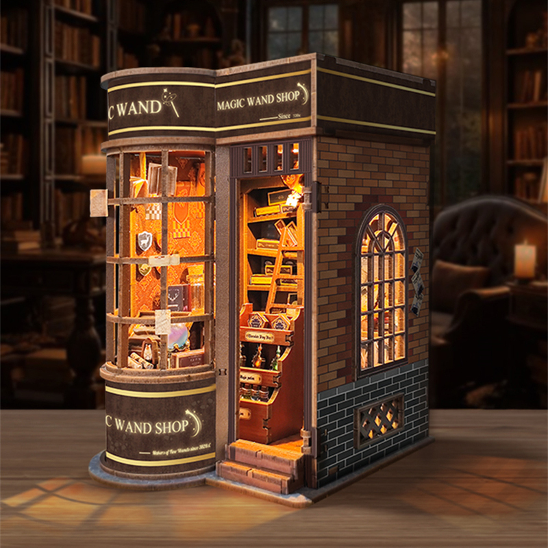 DIY Wooden Book Nook Kit Magic - Lighting Decor Store avis et prix