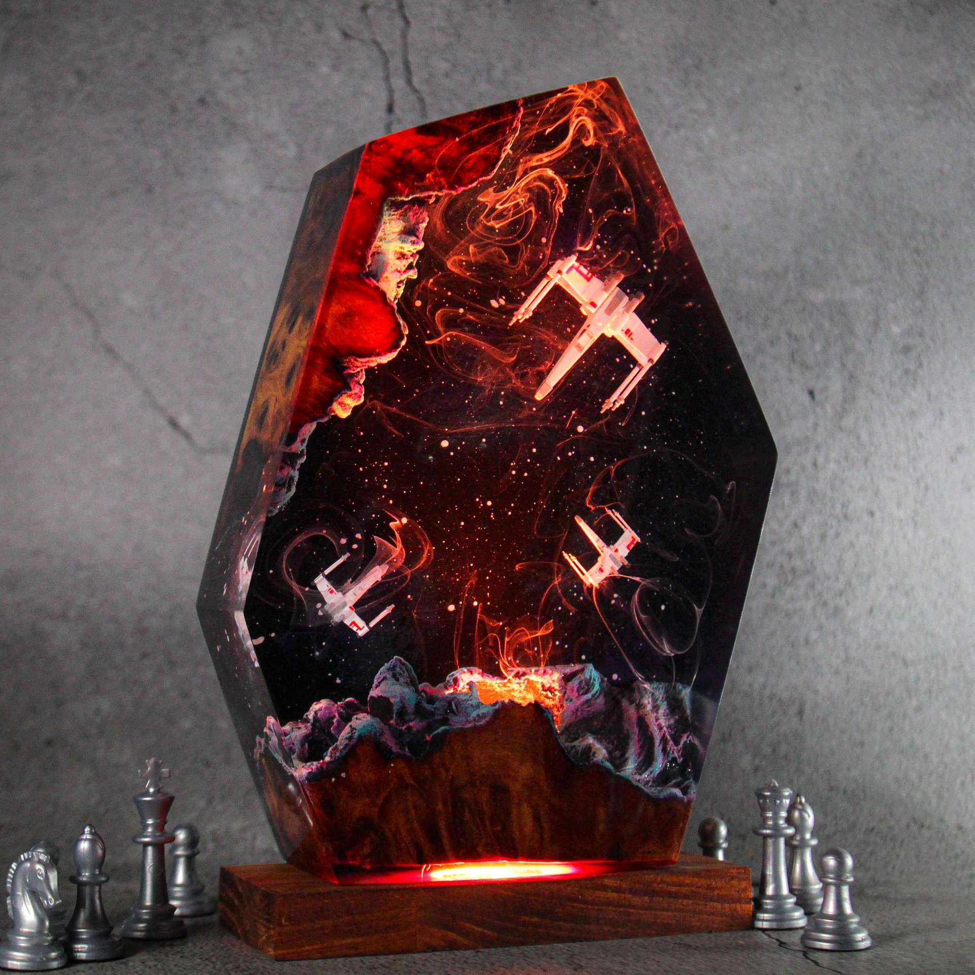 Customized Items Resin Table L - Lighting Table Decor avis et prix