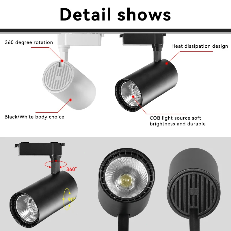 Set LED Track Light 110v 220v  - Lighting Decor Store avis et prix