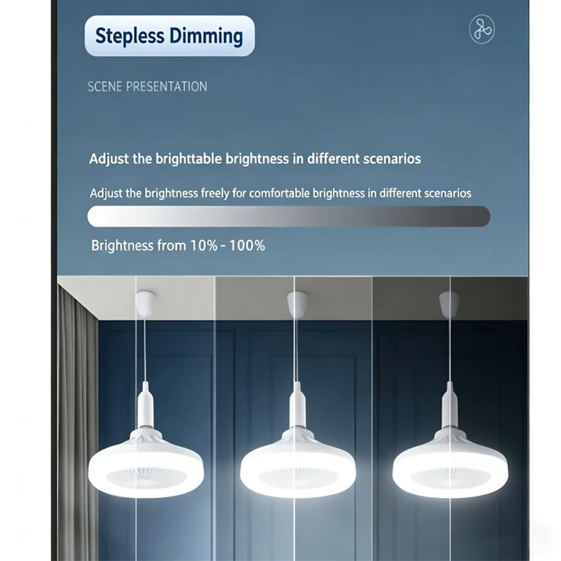 2 In 1 Ceiling Fan Lamps 3 Spe - Decor Lighting Fans avis et prix