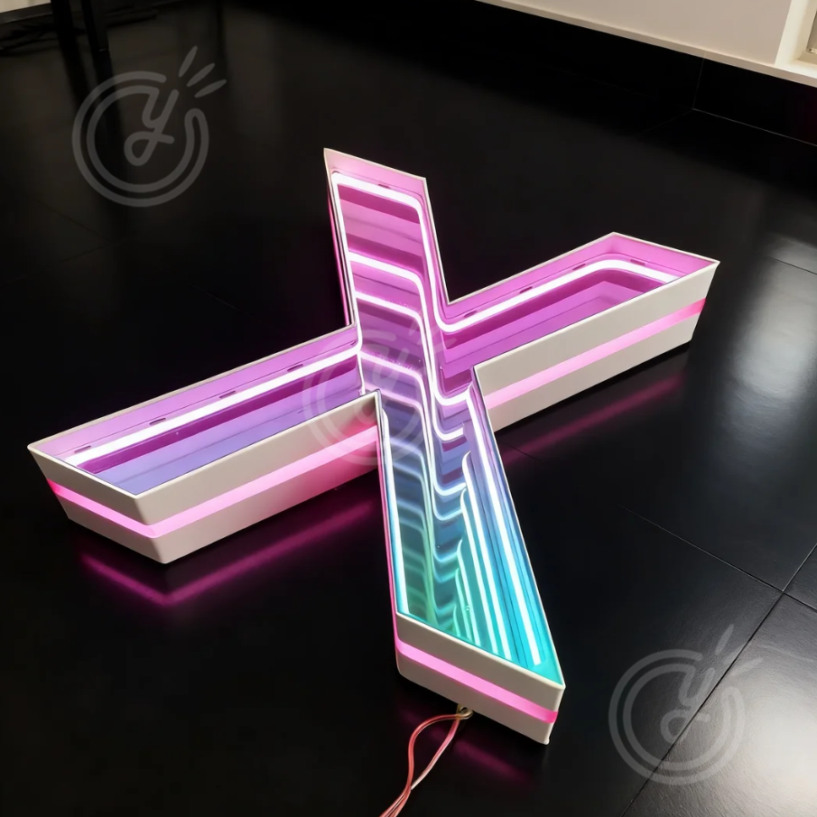 Custom 3D LED Infinity Mirror  - Lighting Decor Store avis et prix