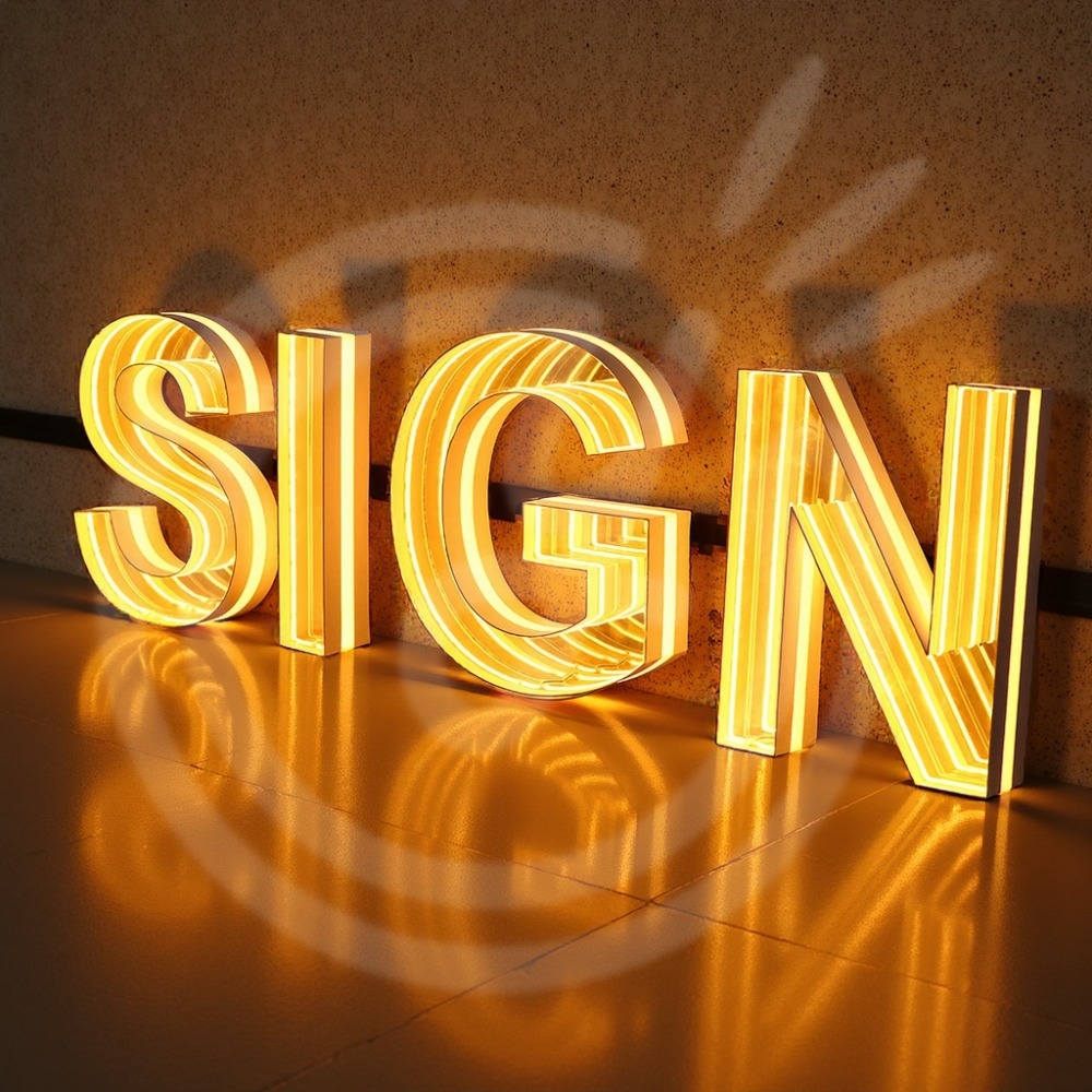 Custom 3D LED Infinity Mirror  - Lighting Decor Store avis et prix