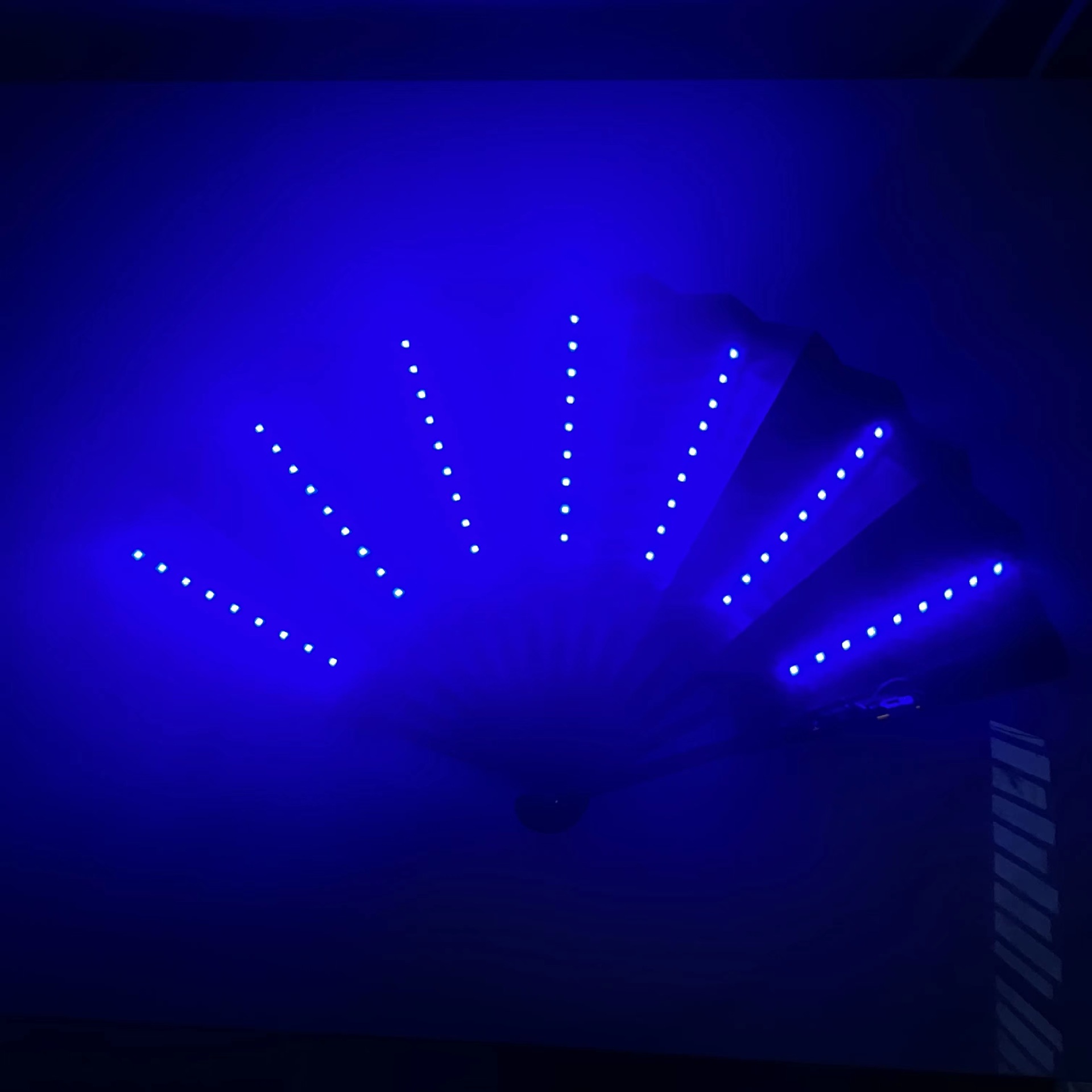 Foldable Hand Fan With Led Lig - Decor Lighting Fans avis et prix