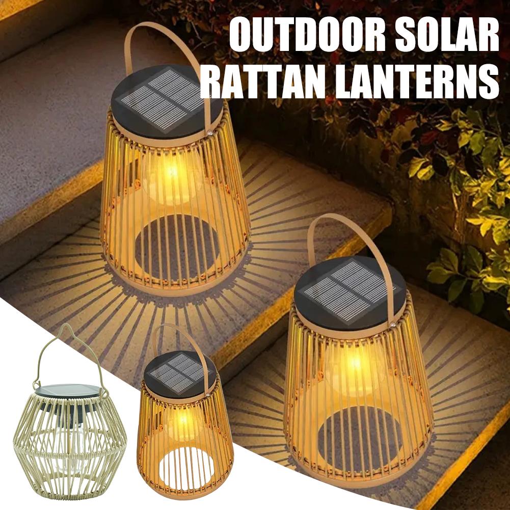 IP65 Waterproof Solar Rattan L - Lighting Table Decor avis et prix
