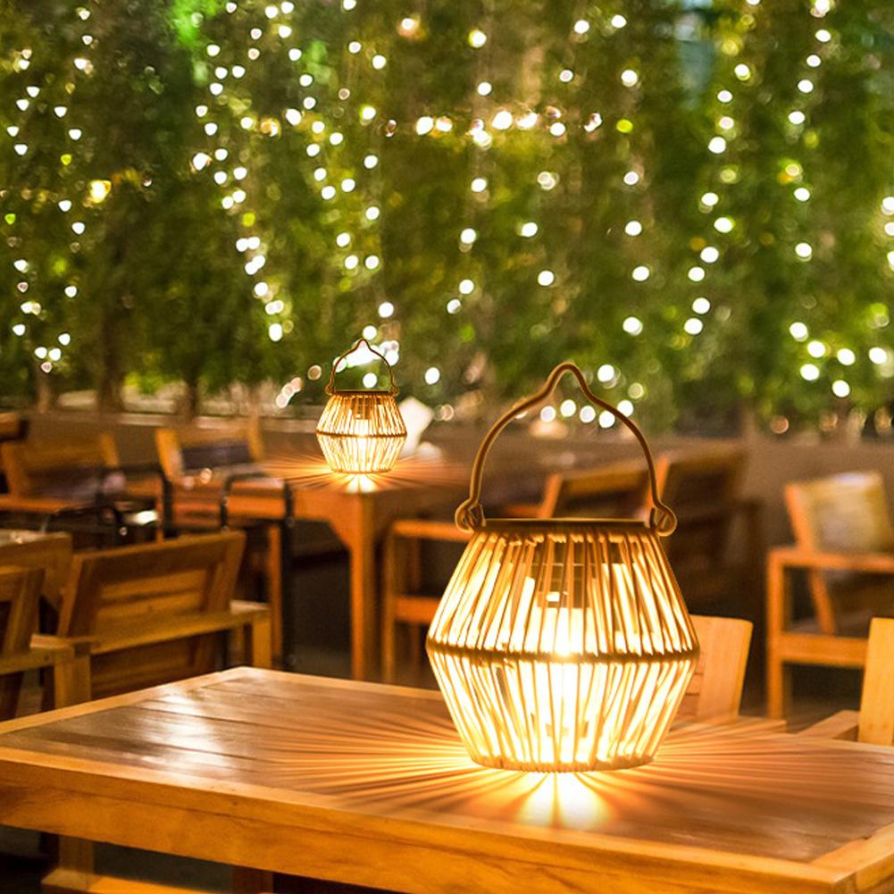 IP65 Waterproof Solar Rattan L - Lighting Table Decor avis et prix