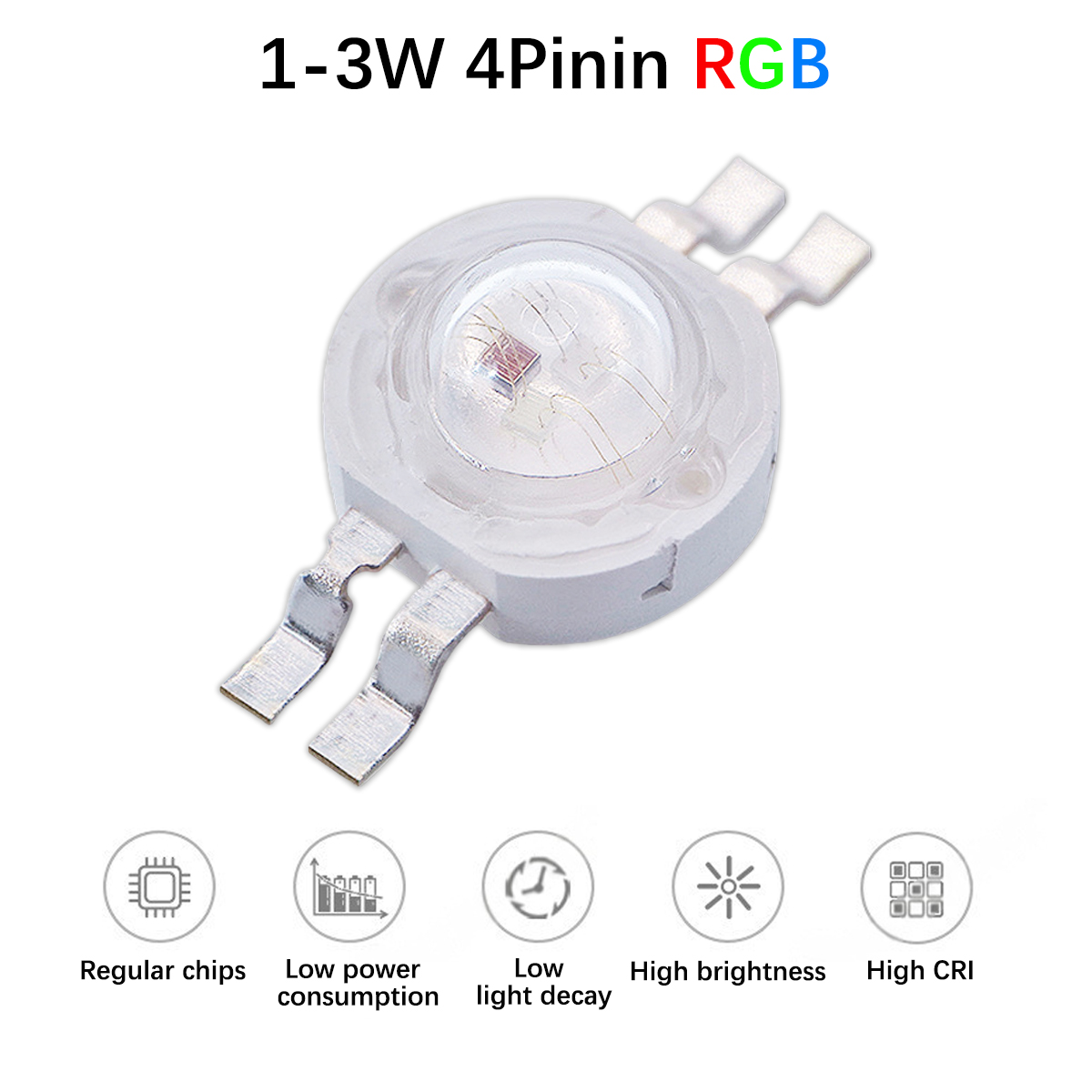1W-3W High-Power 4-Pin RGB SMD - Decor Lighting Solution avis et prix
