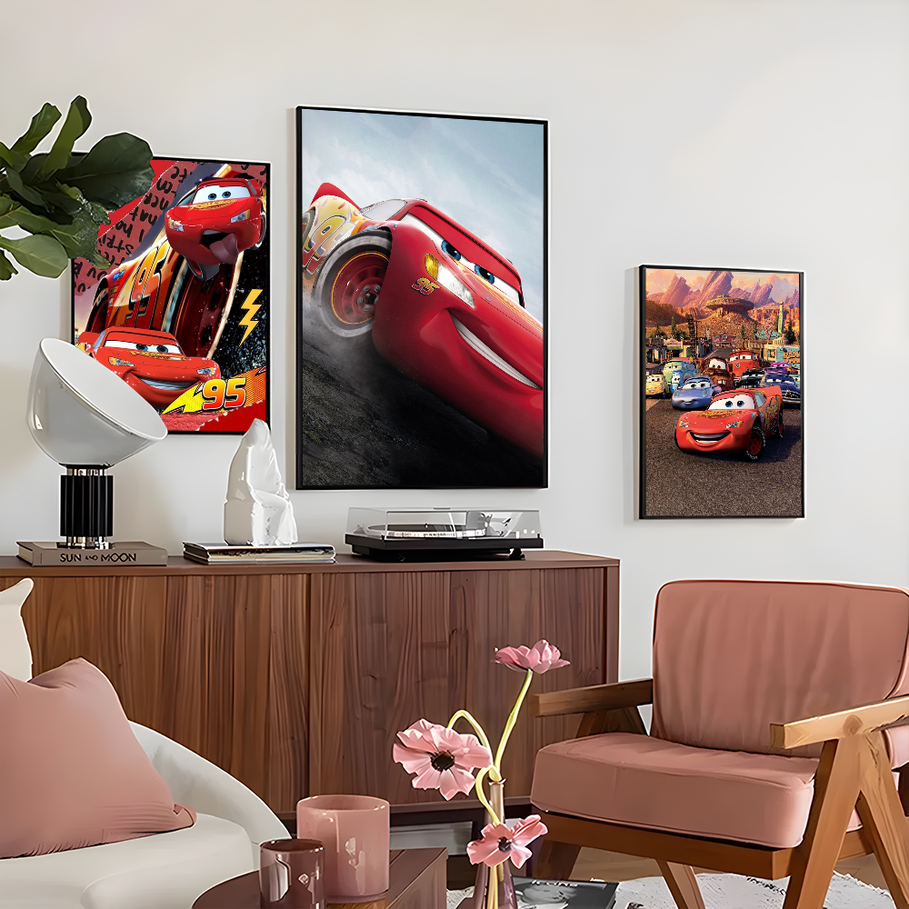 1PC Lightning McQueen Poster S - Lighting Mcqueen Decor avis et prix