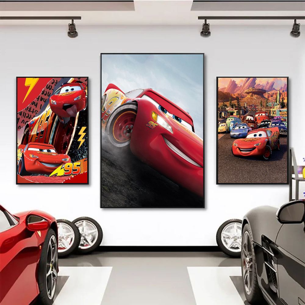 1PC Lightning McQueen Poster S - Lighting Mcqueen Decor avis et prix