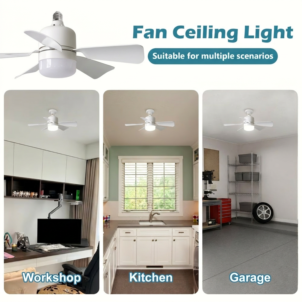 Modern LED Ceiling Fan Light w - Decor Lighting Ceiling Fans avis et prix