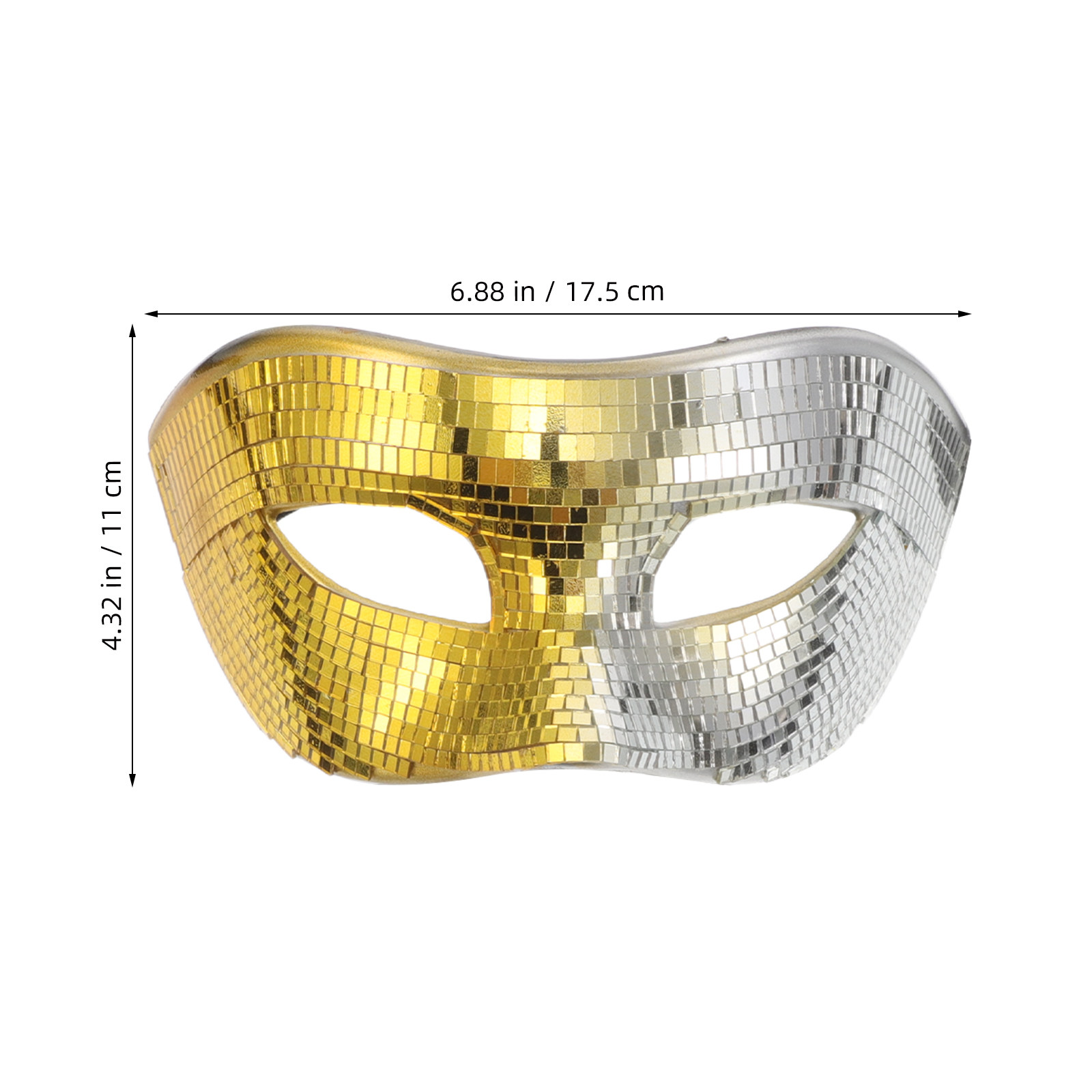 Disco Mirror Mask Half Face Ma - Disco Ball Mirror avis et prix