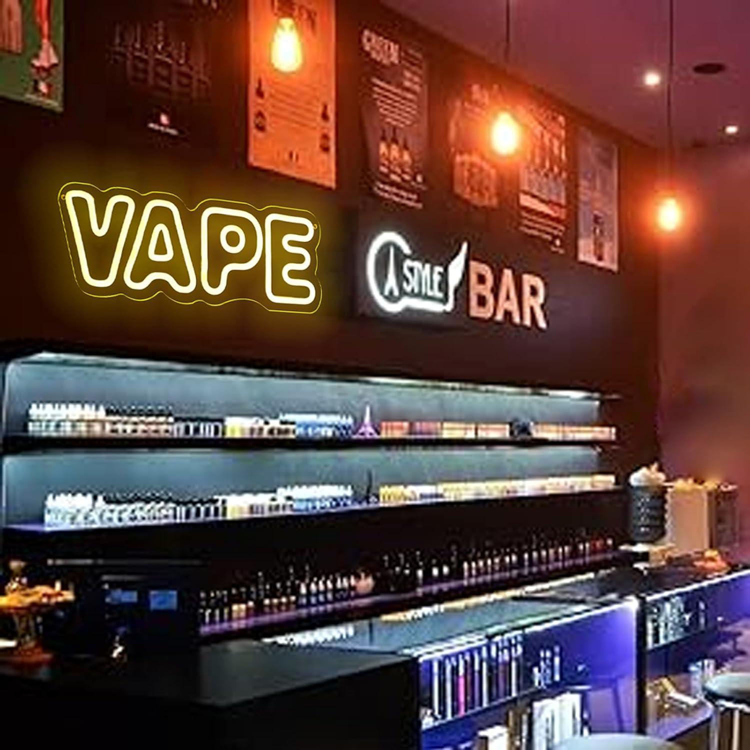 Vape Neon Sign USB Dimmable LE - Lighting Decor Store avis et prix
