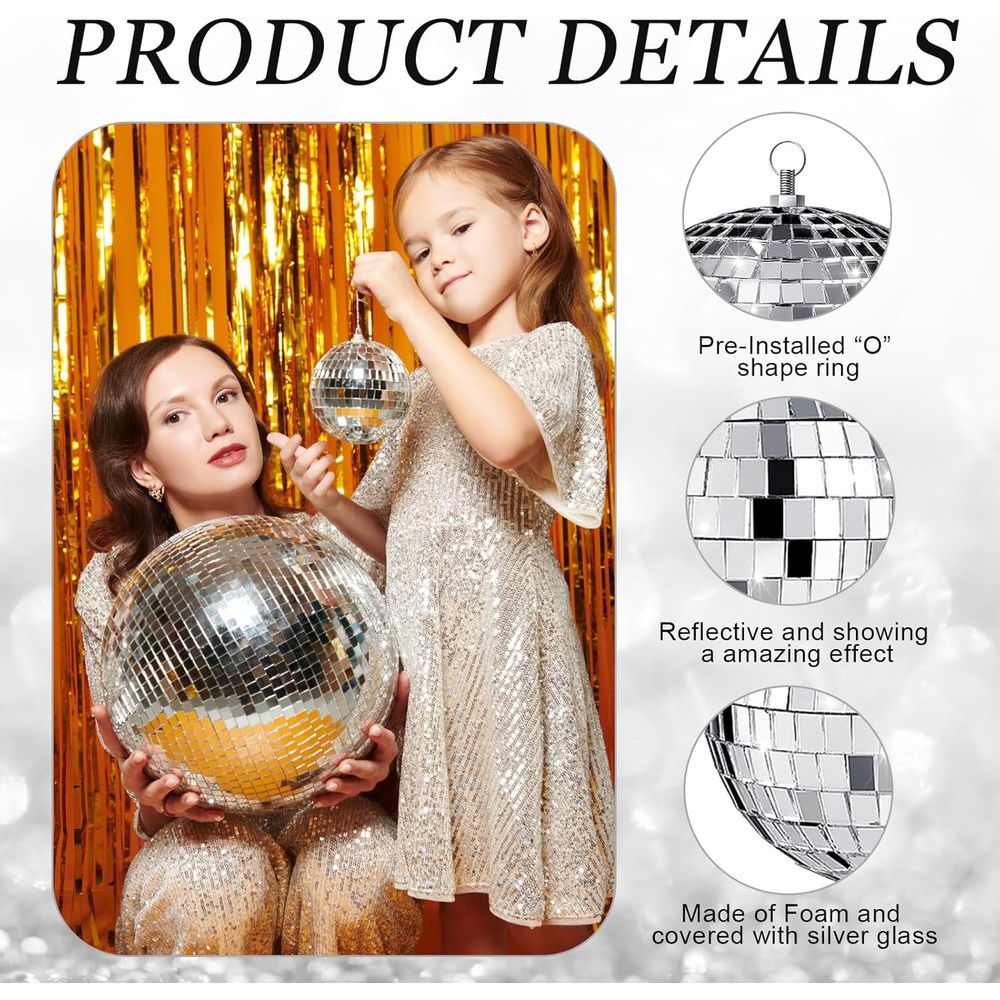 Libima 12 Pack Bulk Large Disc - Disco Ball Mirror avis et prix