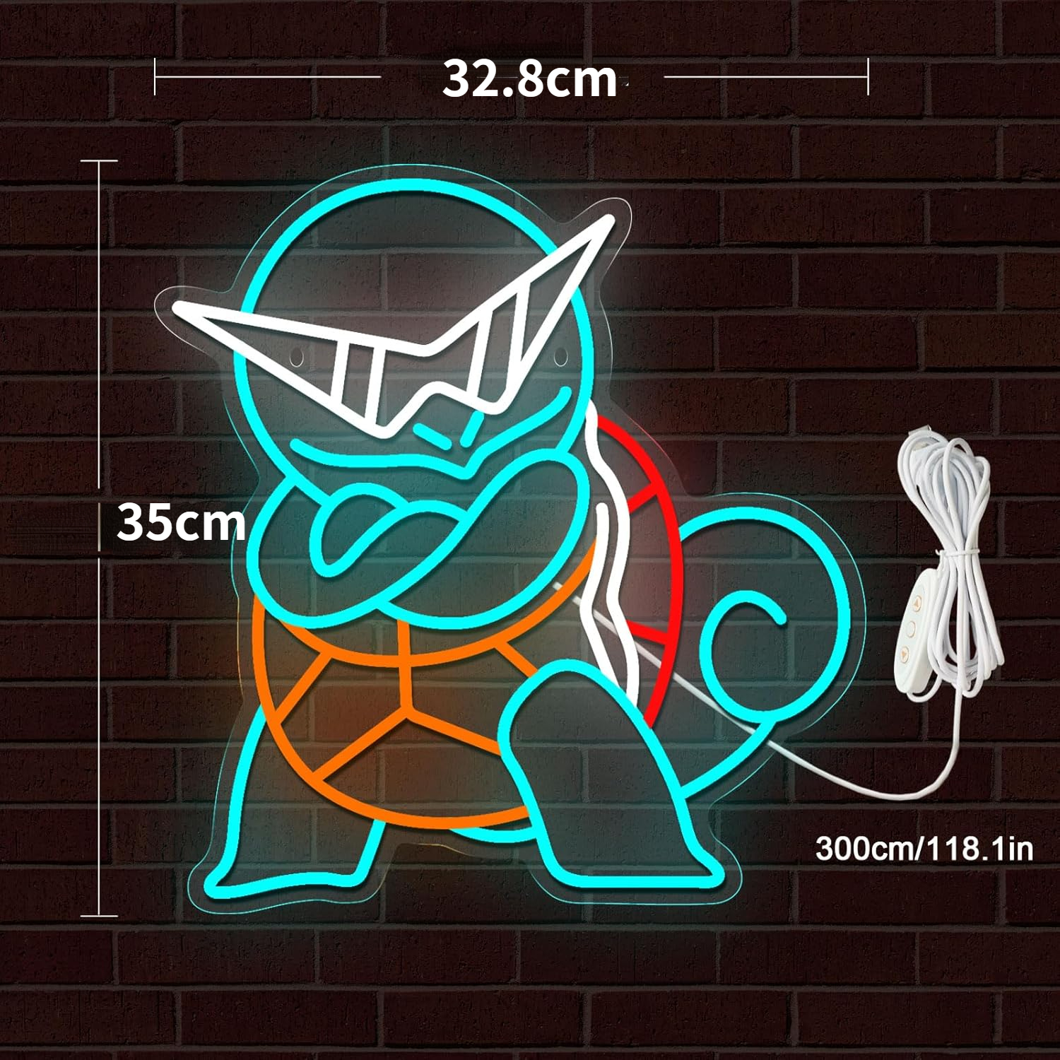 Pokemon Squirtle Neon Sign LED - Decor Lighting Fans avis et prix