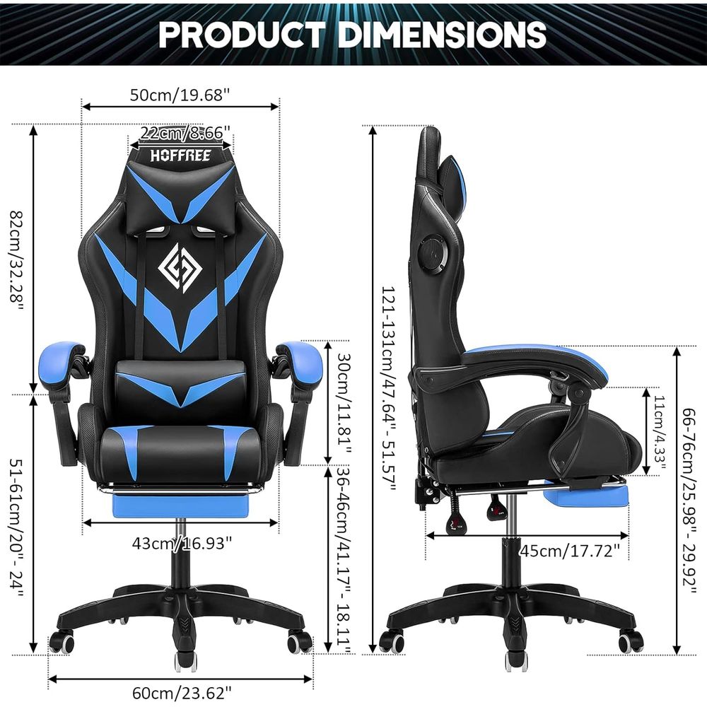 RGB Gaming Chair with Bluetoot - Furniture Lighting & Decor Magazine avis et prix