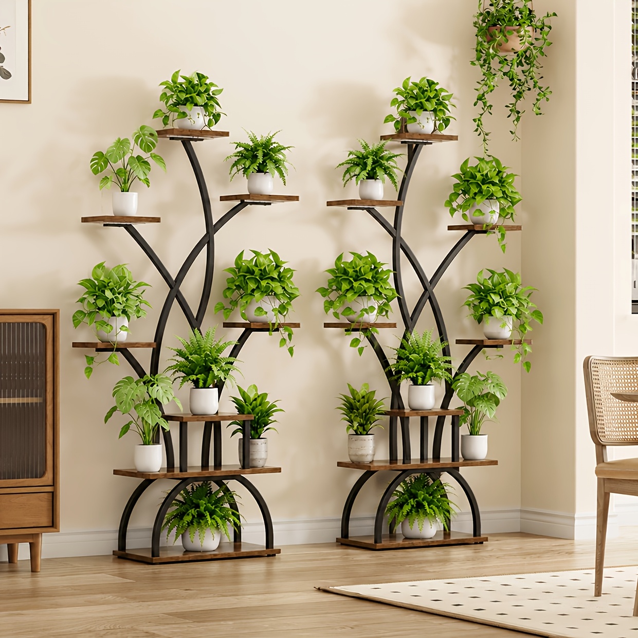 Indoor Plant Stand with Grow L - Lighting Room Decor Photo avis et prix