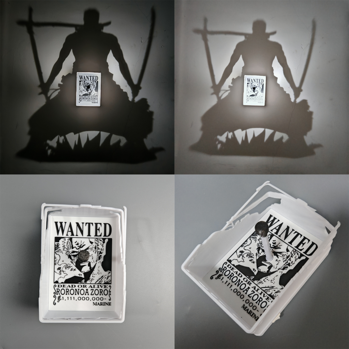 One Piece Luffy Zoro Shadow Li - Decor Lighting Fans avis et prix