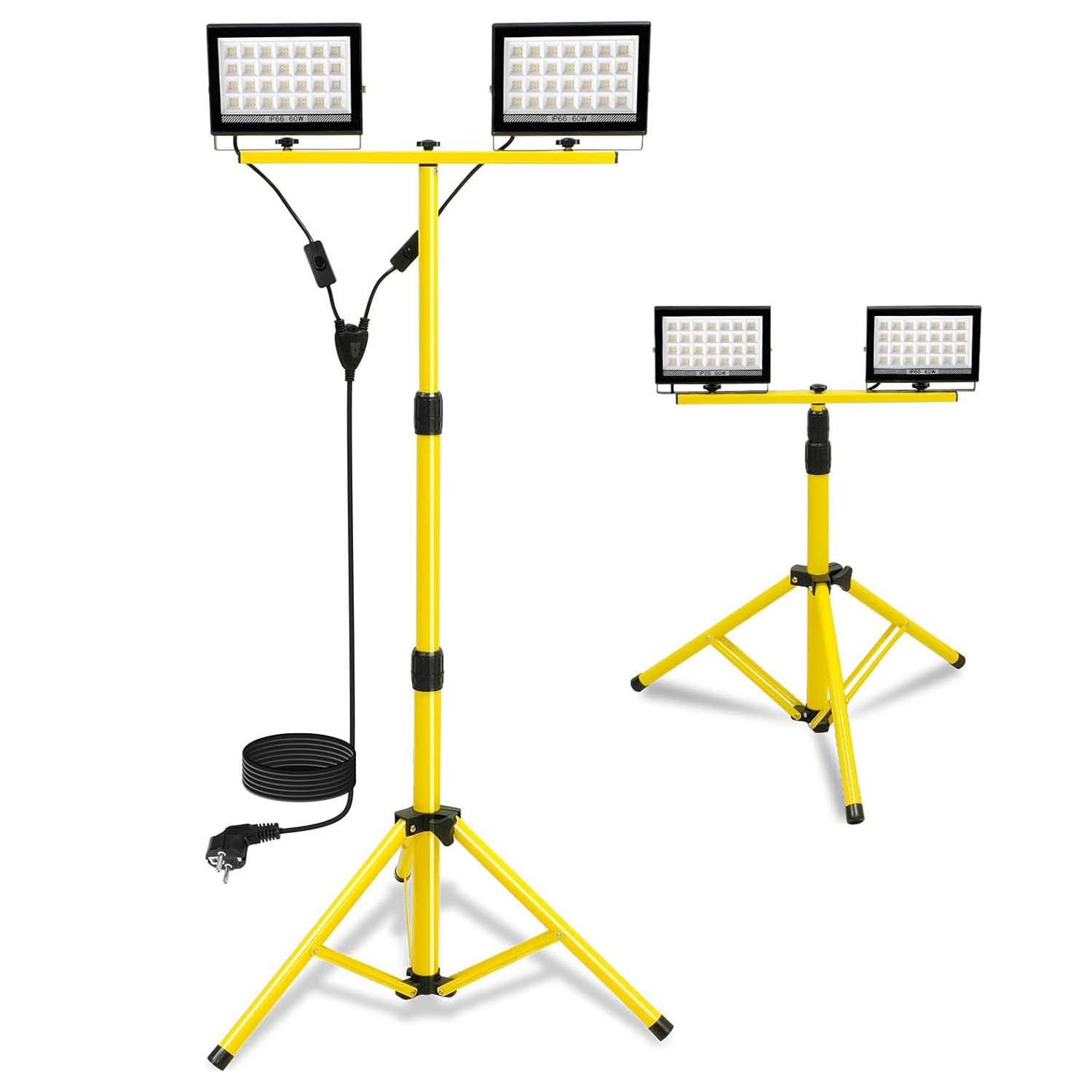 LED Work Light with Stand Adju - Floor Lamp Tripod avis et prix