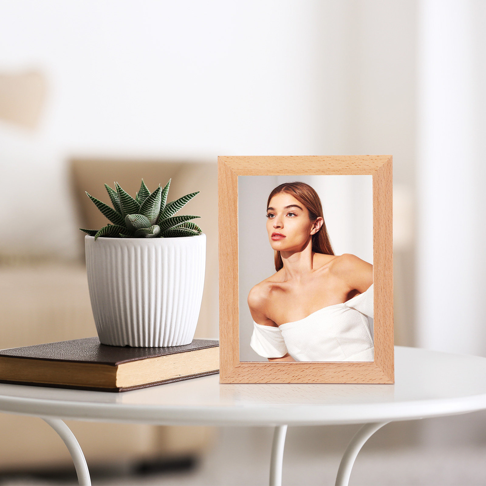 LED Photo Frame Wood Light Up  - Lighting Room Decor Photo avis et prix