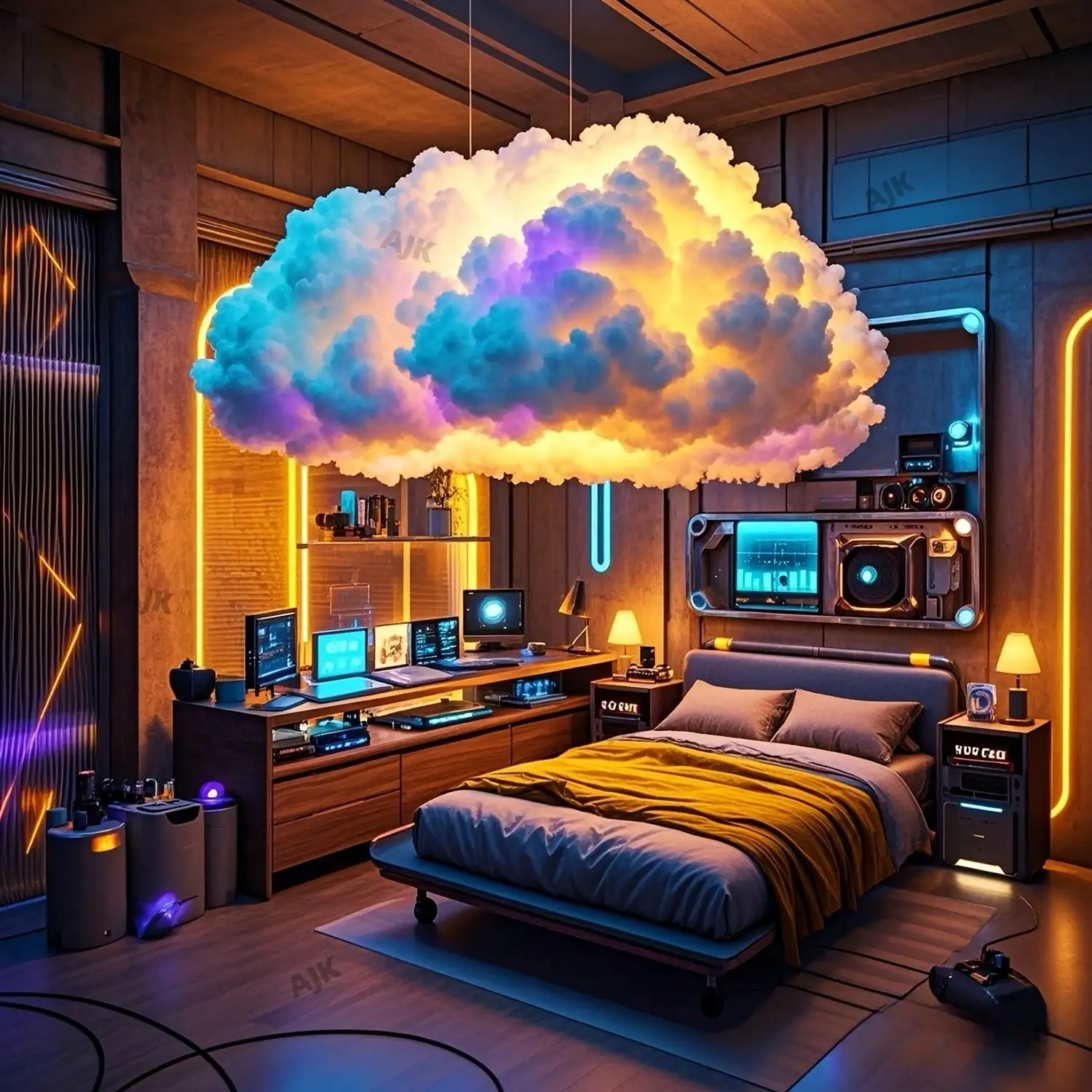 3D Thundercloud LED Atmosphere - Garage Lighting Decor avis et prix