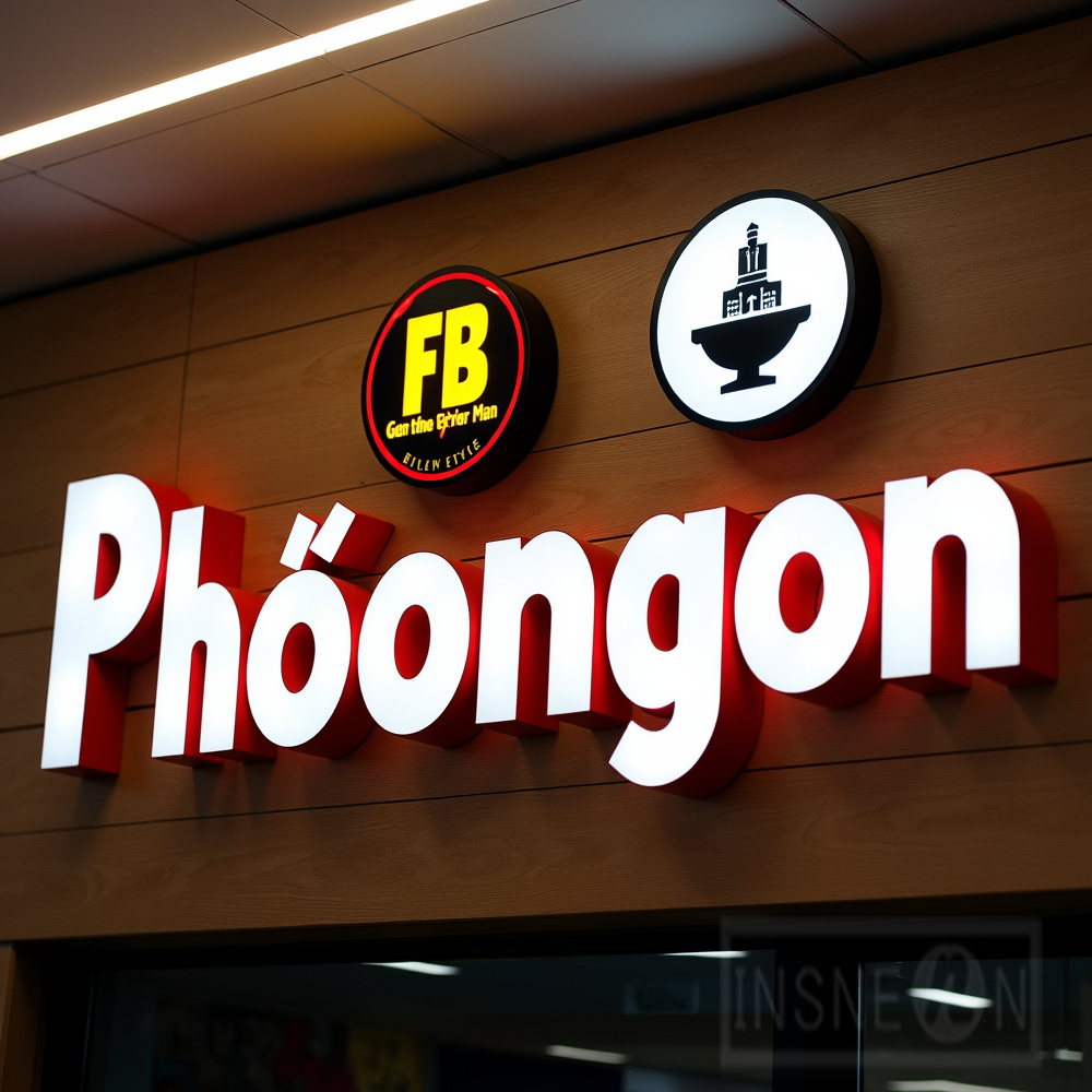 Custom Metal LED Sign Wall Log - Lighting Decor Store avis et prix