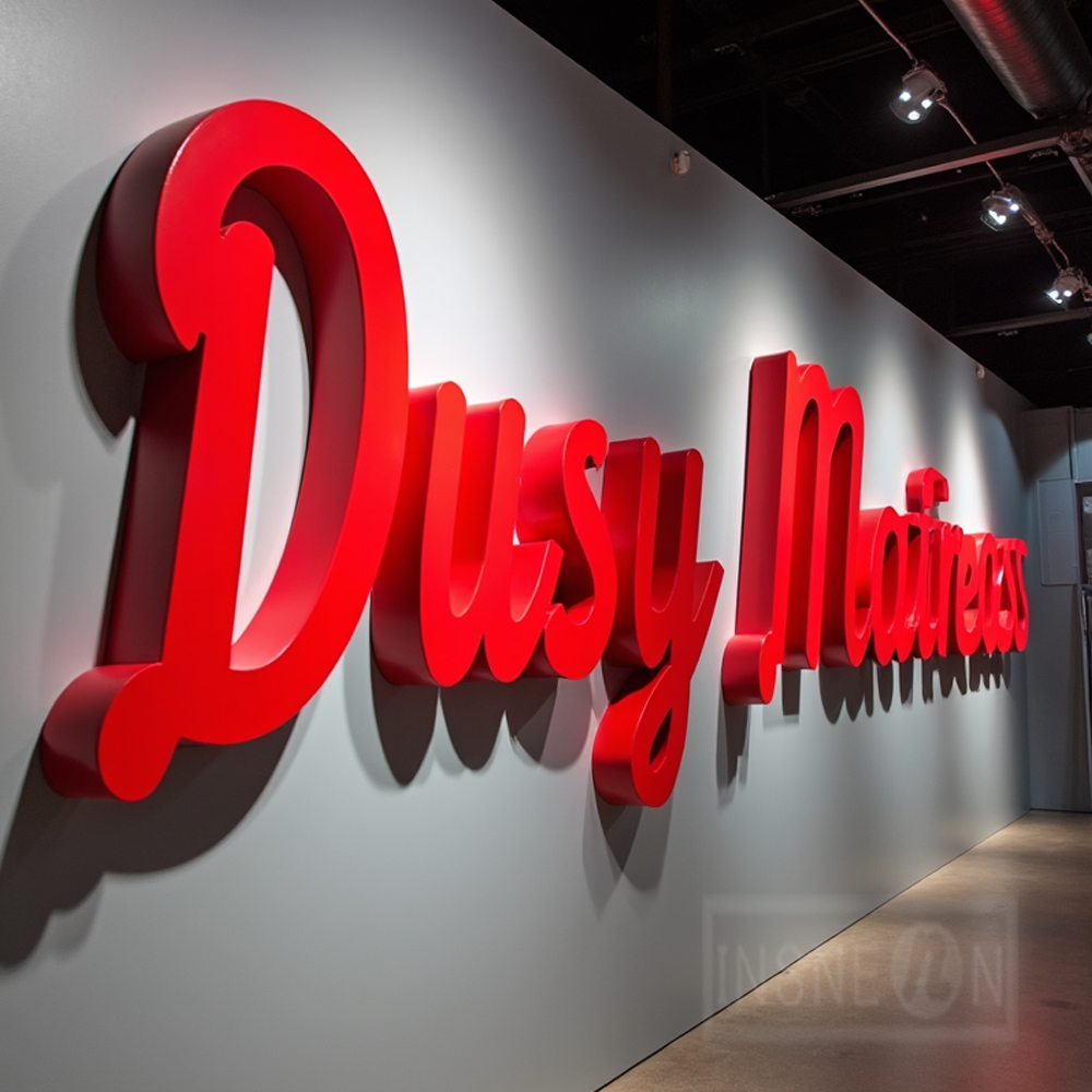 Custom Metal LED Sign Wall Log - Lighting Decor Store avis et prix