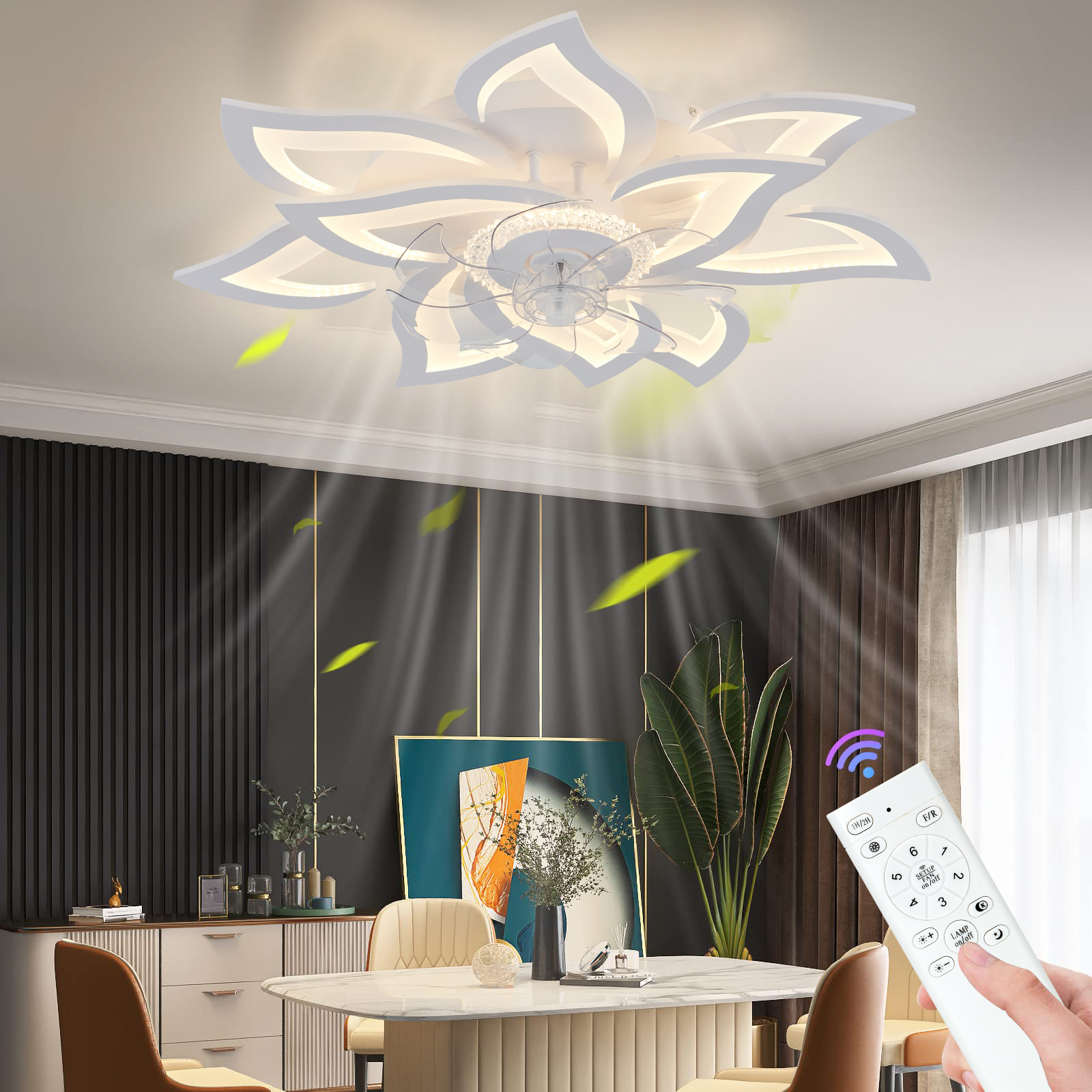 Nordic Flush Mount Ceiling Fan - Decor Lighting Fans avis et prix