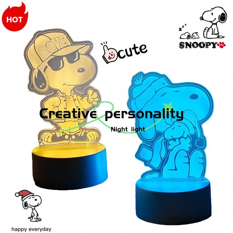 Snoopy Night Light Cute Cartoo - Lighting Decor Items avis et prix