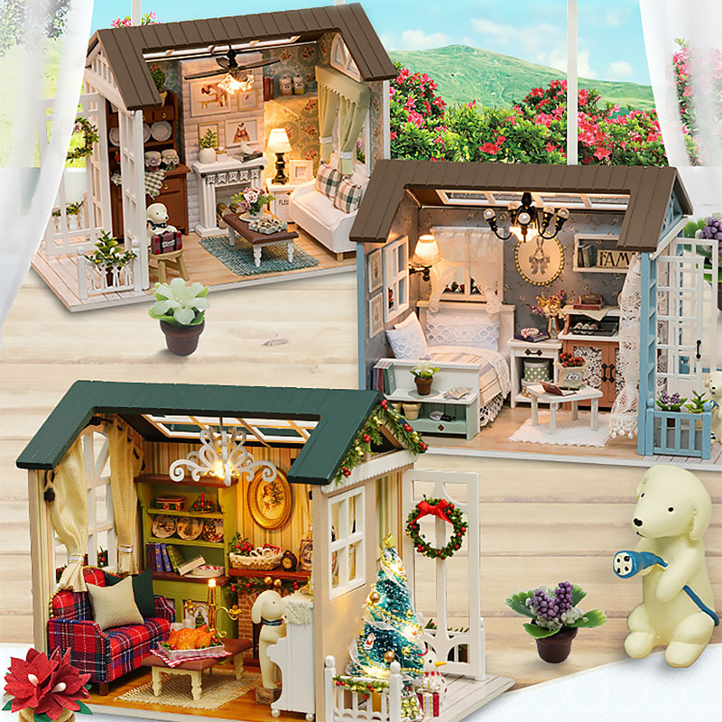 DIY Miniature Dollhouse Kit 3D - Furniture Lighting & Decor Magazine avis et prix
