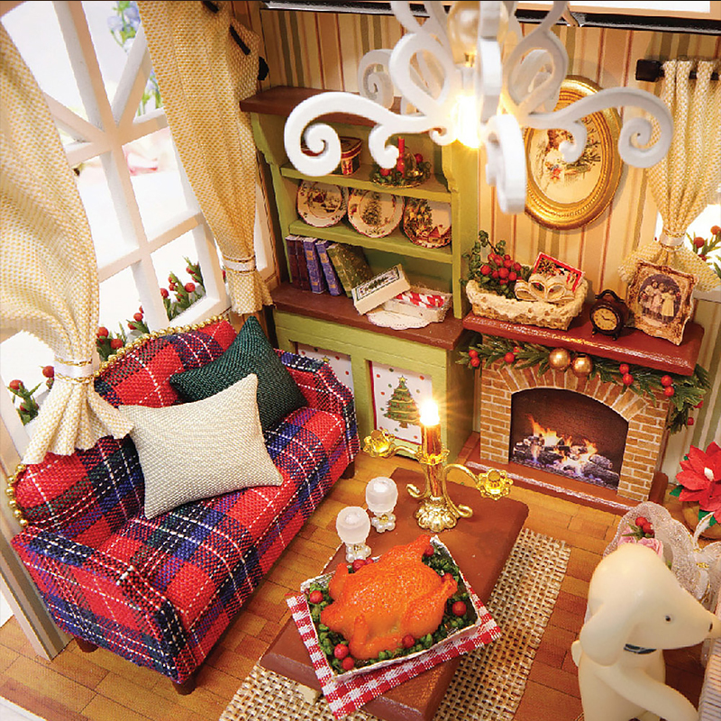 DIY Miniature Dollhouse Kit 3D - Furniture Lighting & Decor Magazine avis et prix