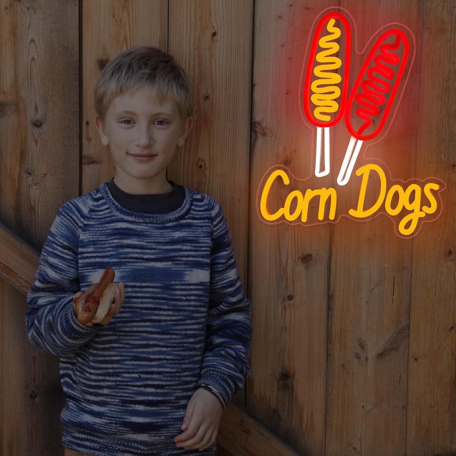 Corn Dog Neon Sign Snack USB D - Restaurant Lighting Decoration avis et prix