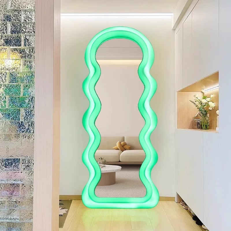 Korean Style Light Mirror Wavy - Furniture Lighting & Decor Magazine avis et prix