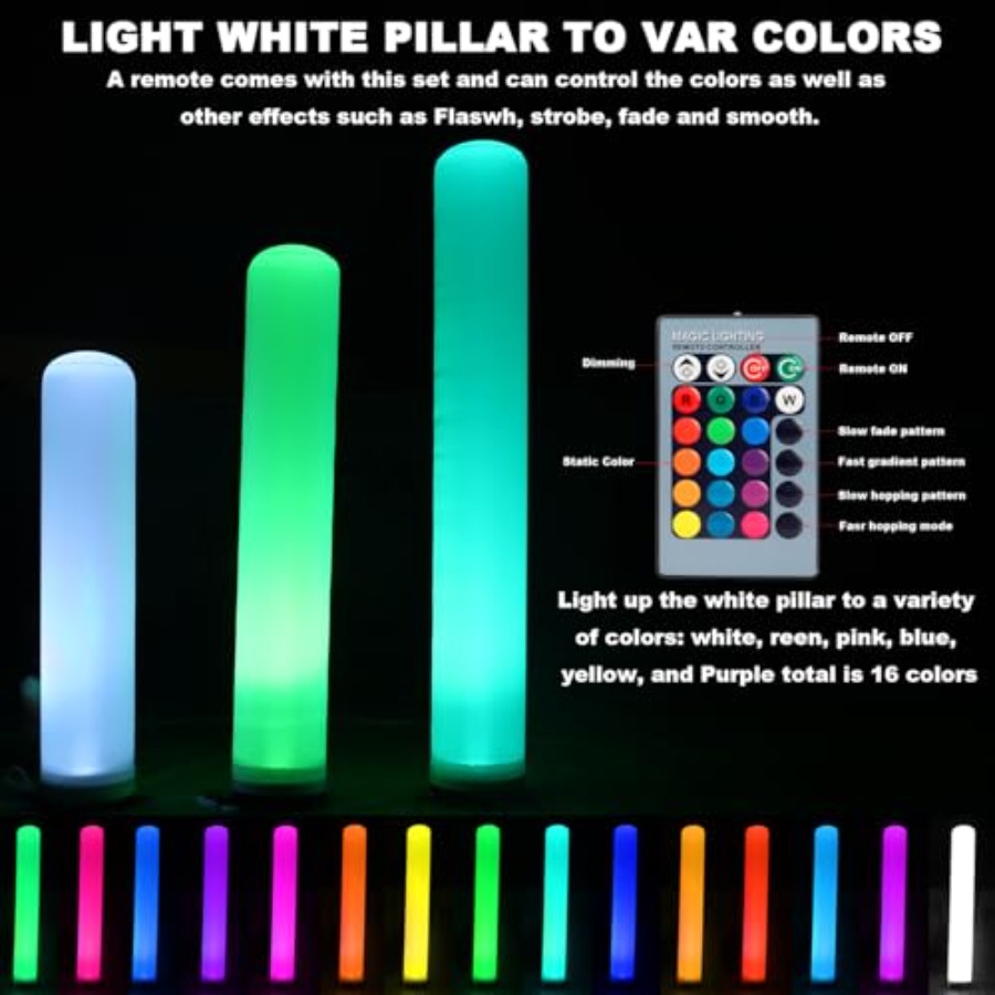 Inflatable LED Tube Column Lig - Lighting Decor Rentals avis et prix