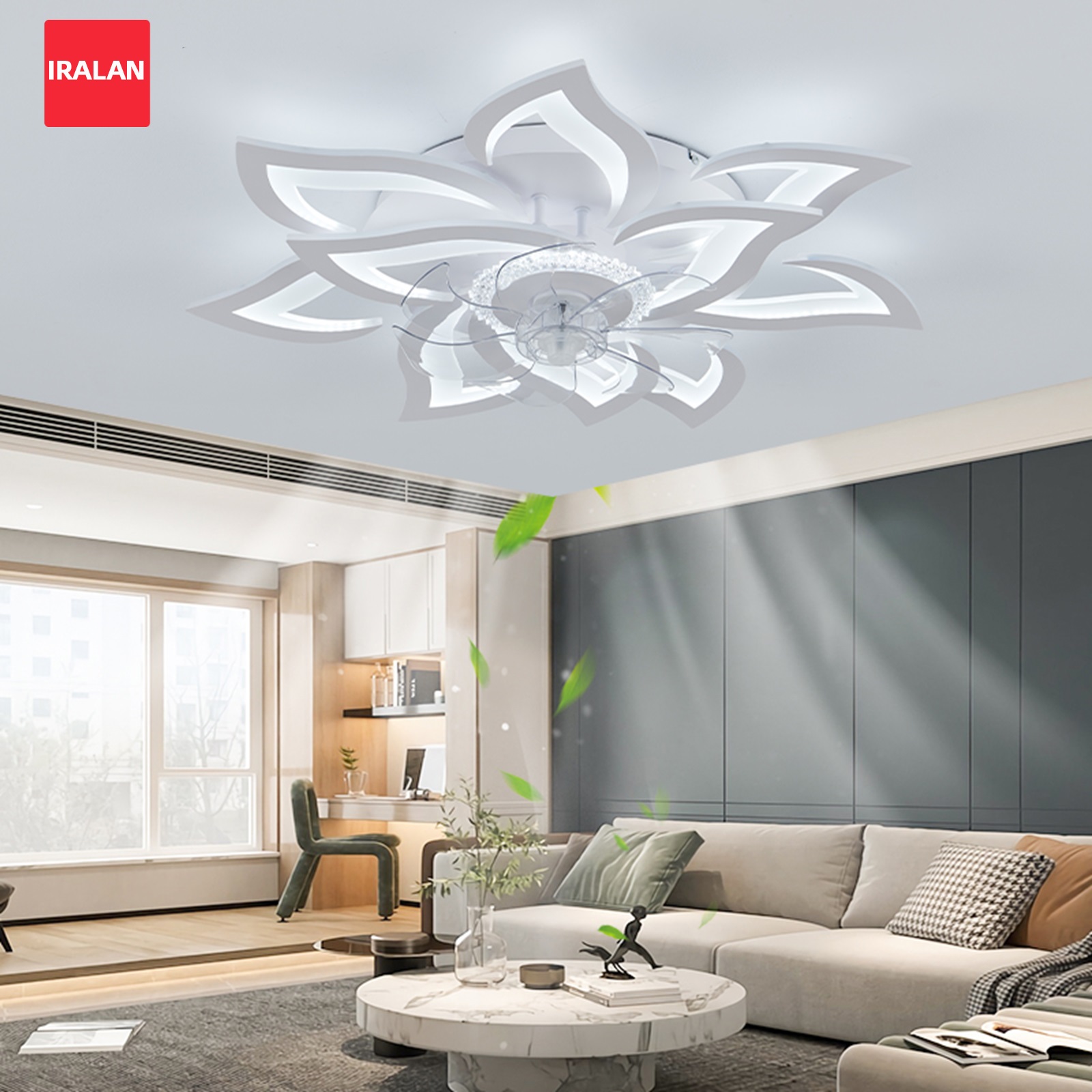 Flower Ceiling Fan with Lighti - Decor Lighting Fans avis et prix