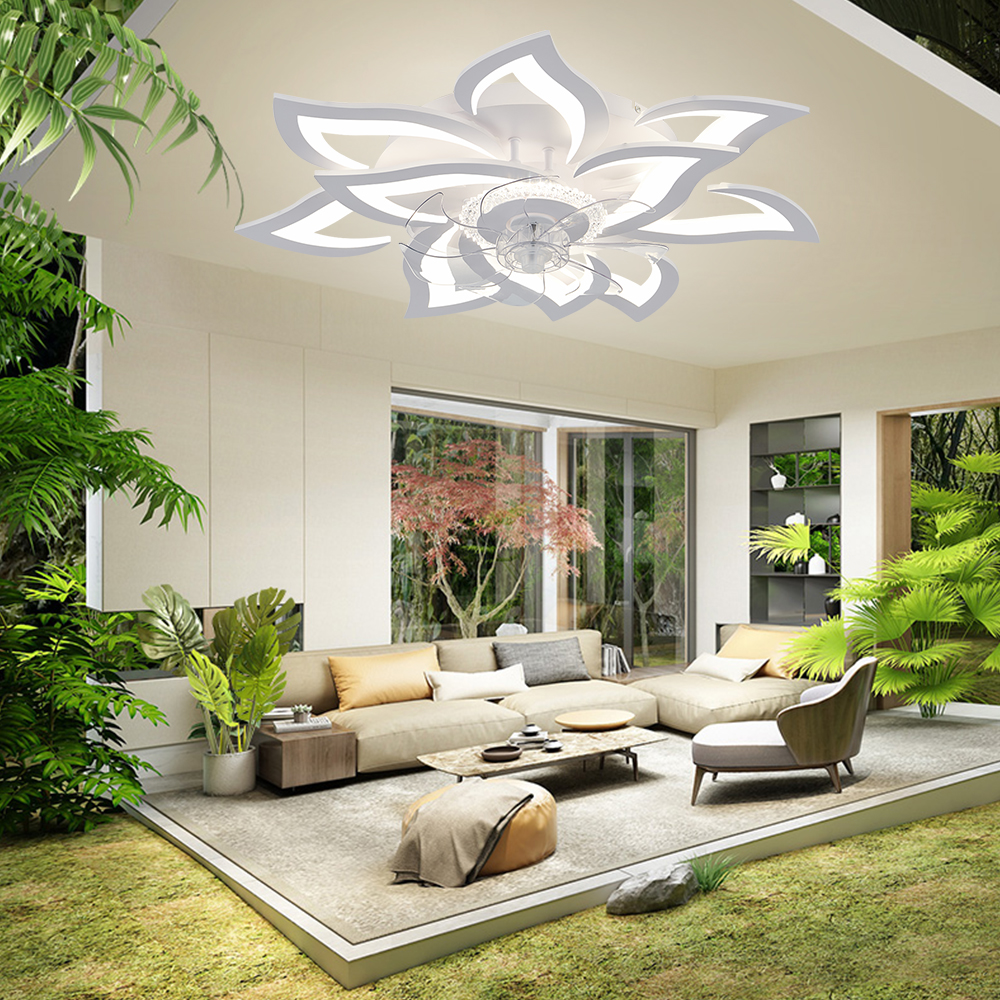 Flower Ceiling Fan with Lighti - Decor Lighting Fans avis et prix