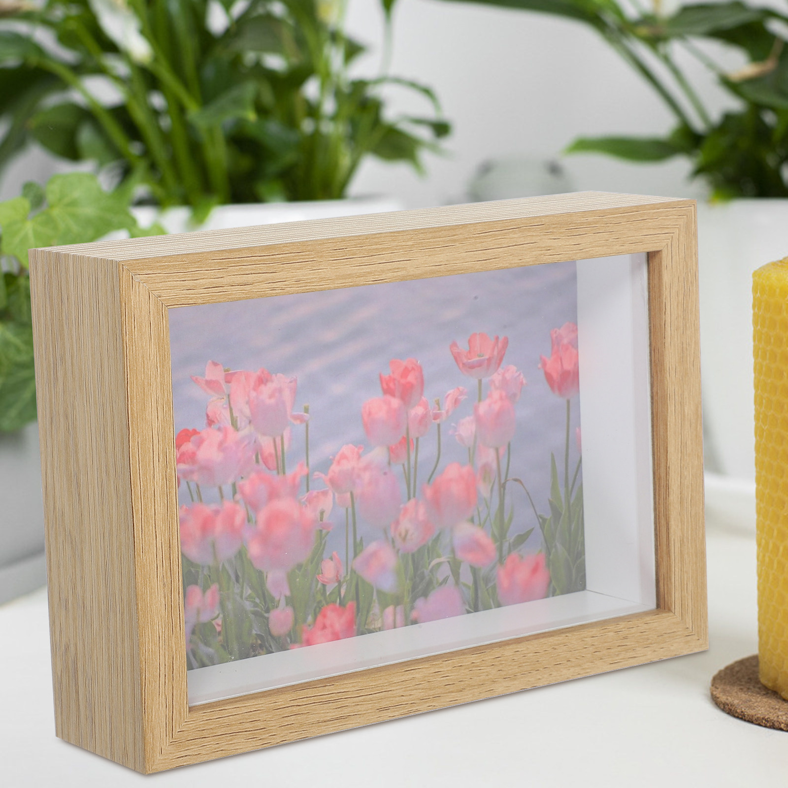 Tulip Night Photo Frame With W - Lighting Room Decor Photo avis et prix